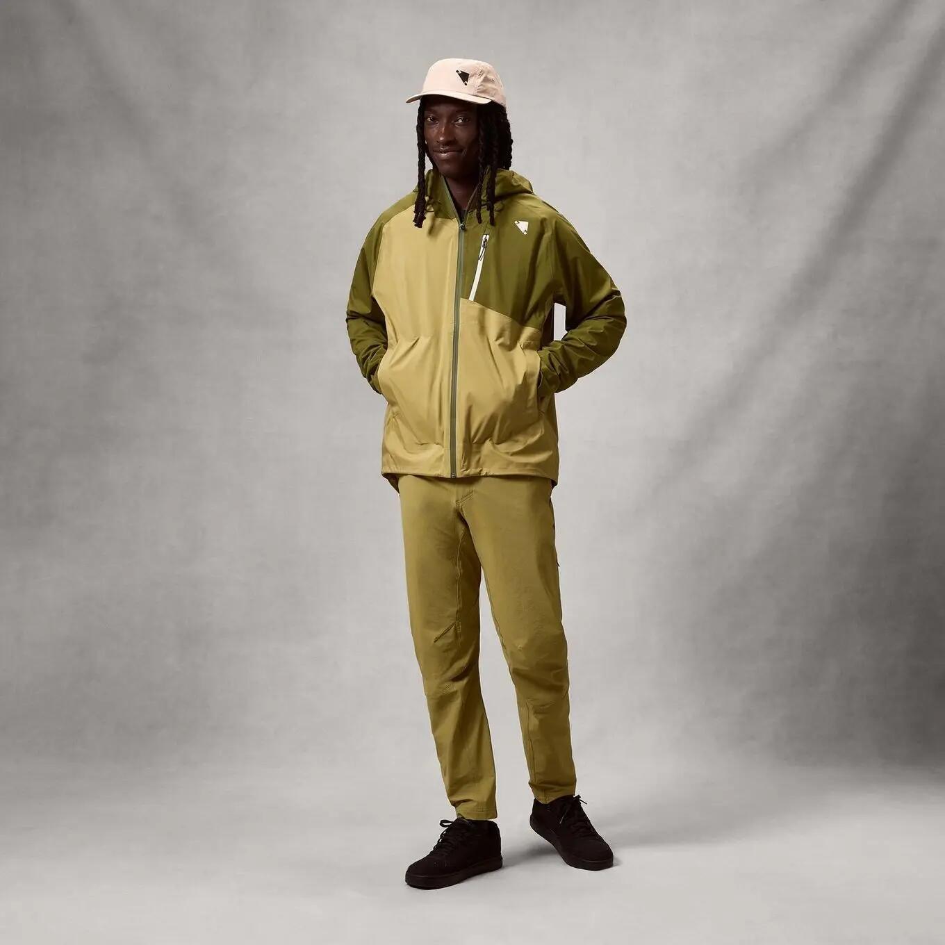 Giacca Endura AllTrack Rout Waterproof verde da uomo 3/7