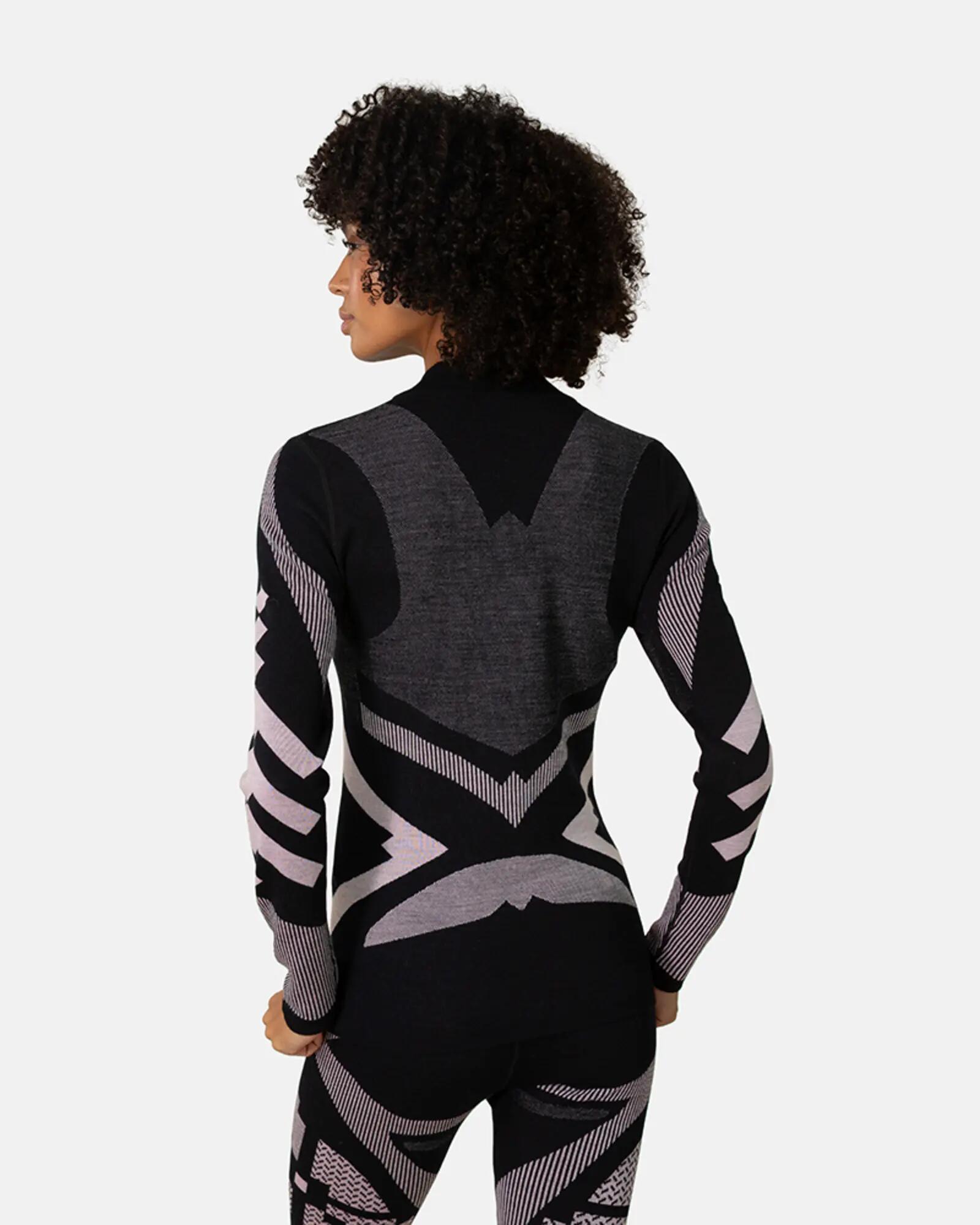 Koszulka z długim rękawem damska 1/2 zip Kari Traa Faith 6/6