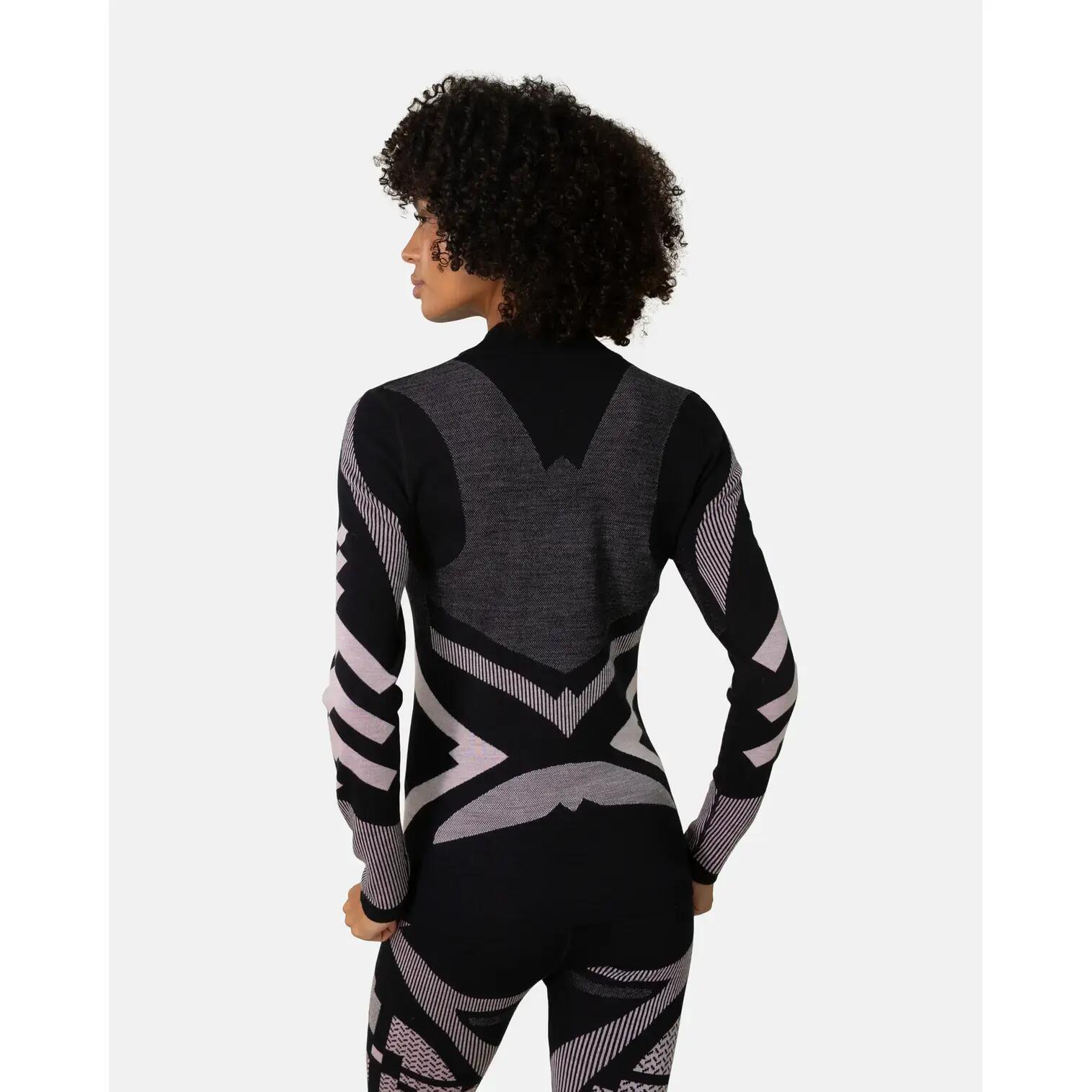 Koszulka z długim rękawem damska 1/2 zip Kari Traa Faith 4/6
