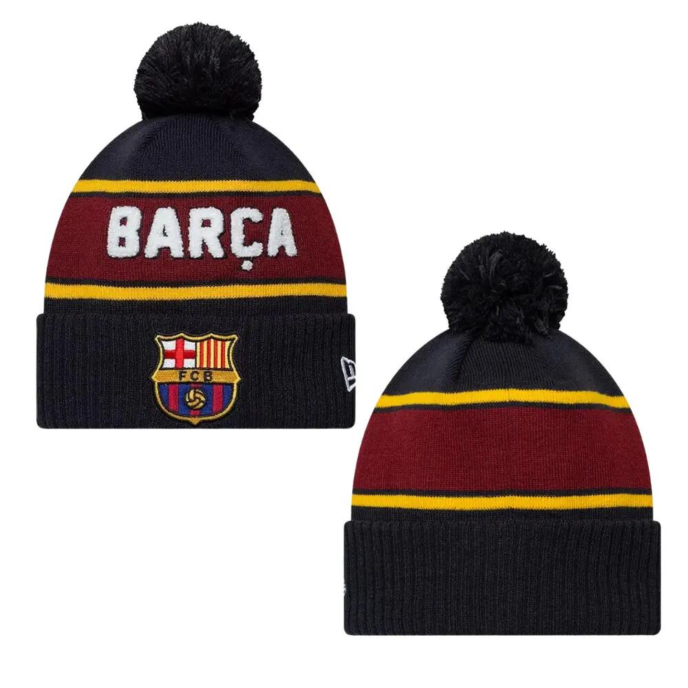 Barcelona sapka kötött New Era felnőtt csíkos 3/4