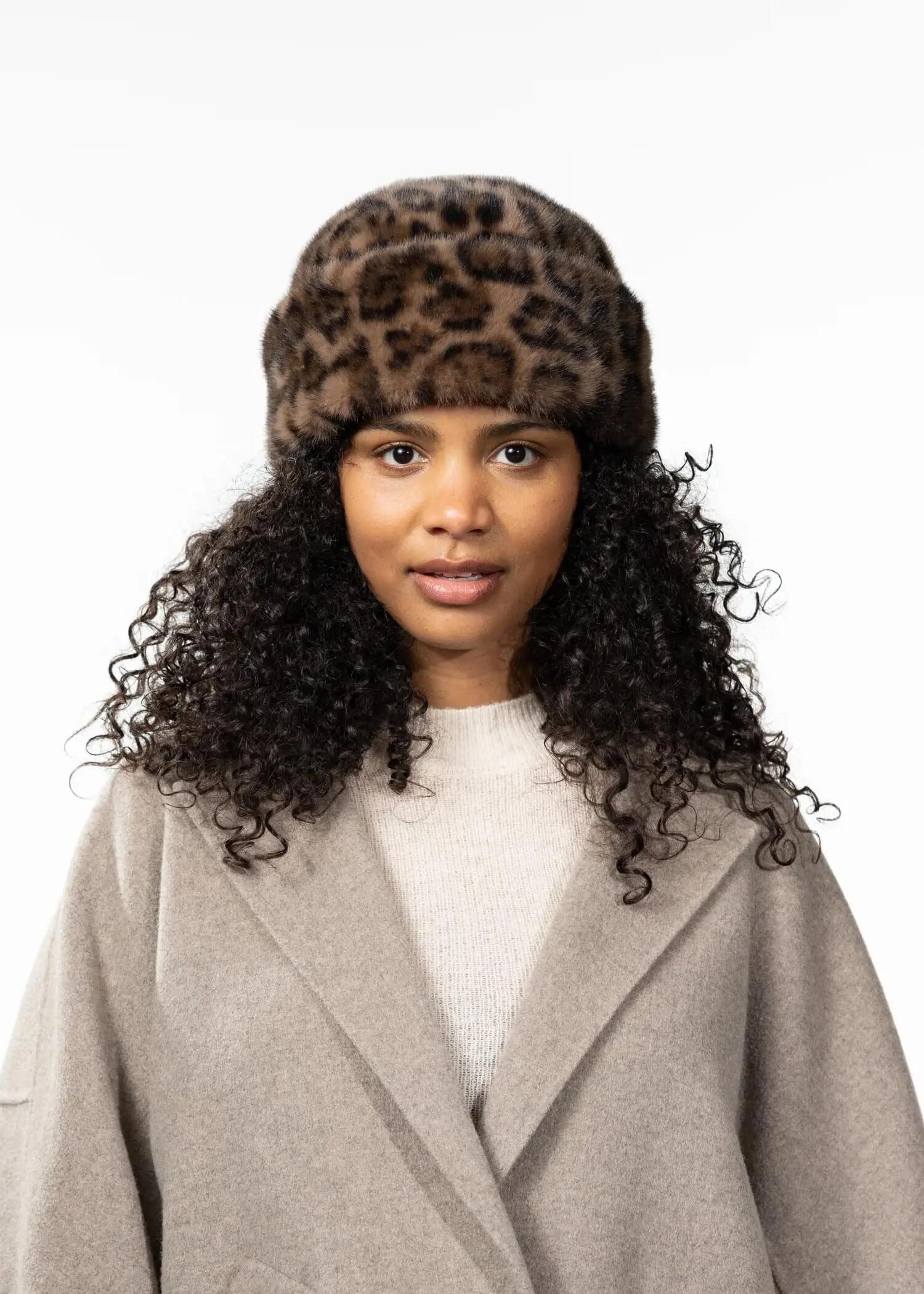 Cappello donna - pelliccia sintetica - Cherrybush - marrone 4/4