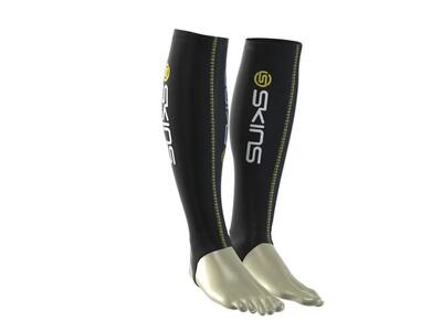 Sokken - alpineskiën - unisex - compressie - bio acceleration - zwart/geel