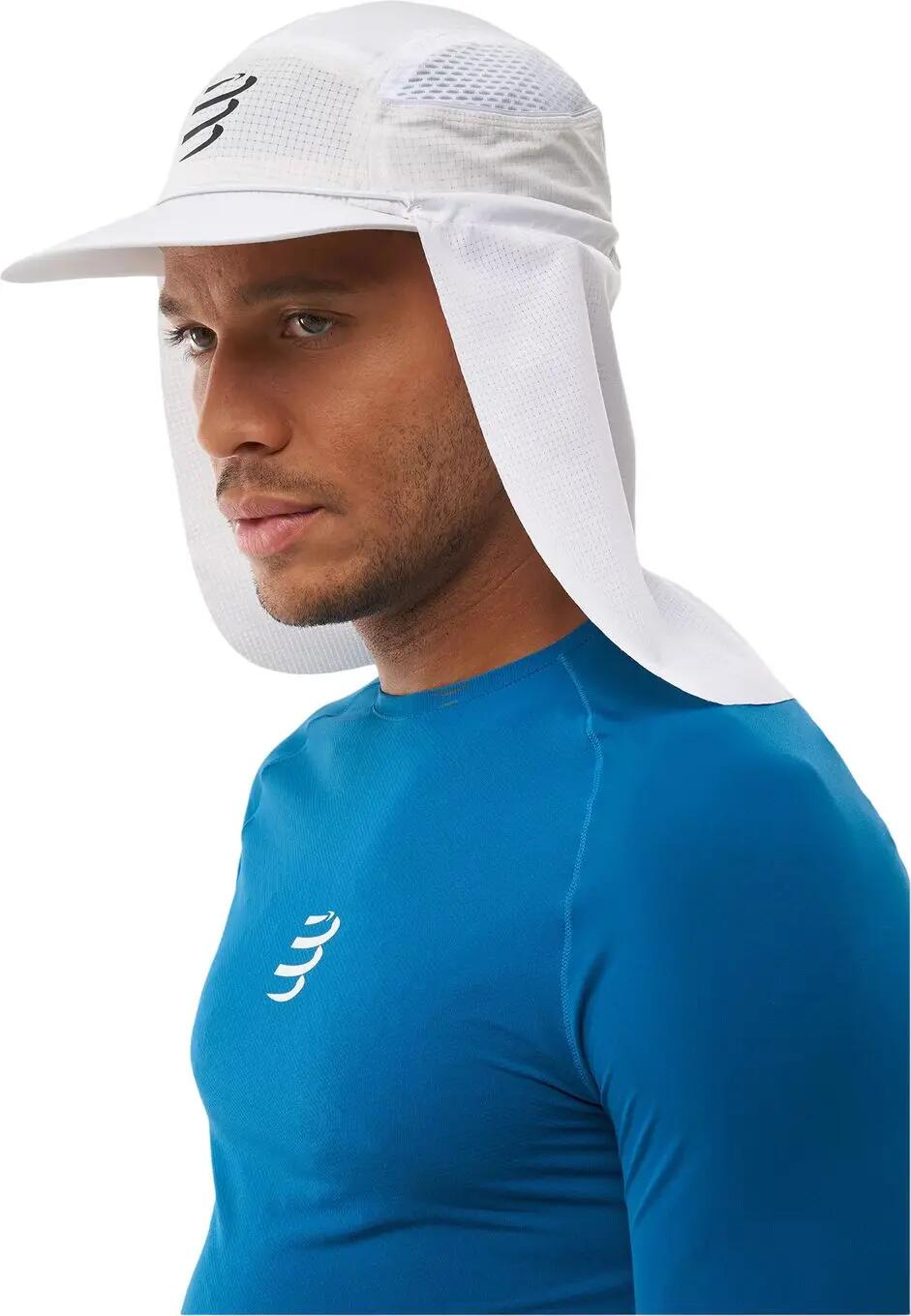 Casquette Compressport Stayfresh Ice Cap Sunshade Blanc 2/5