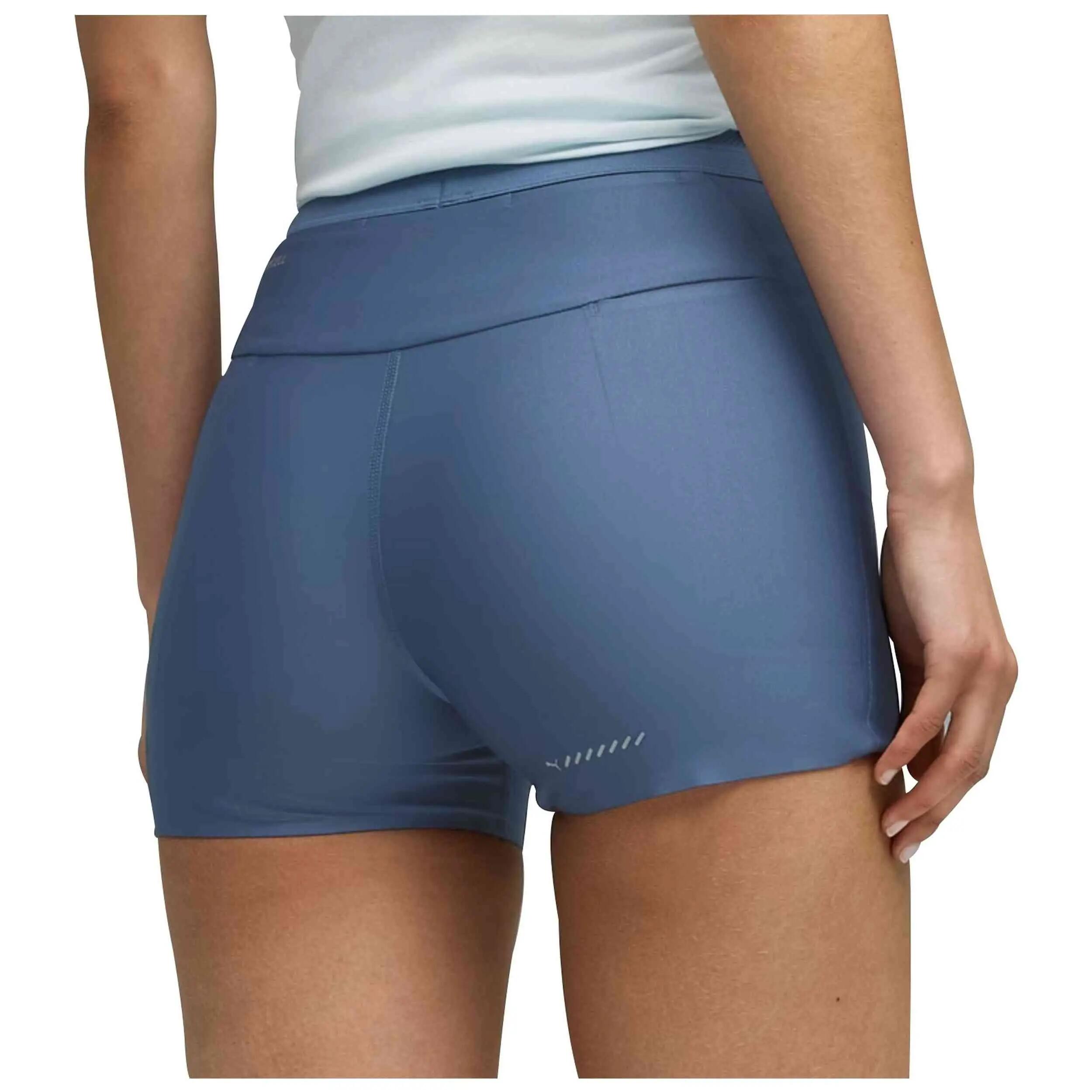 Calças de lycra Puma modelo Raceday Ultraform 3 Short para mulheres 4/4