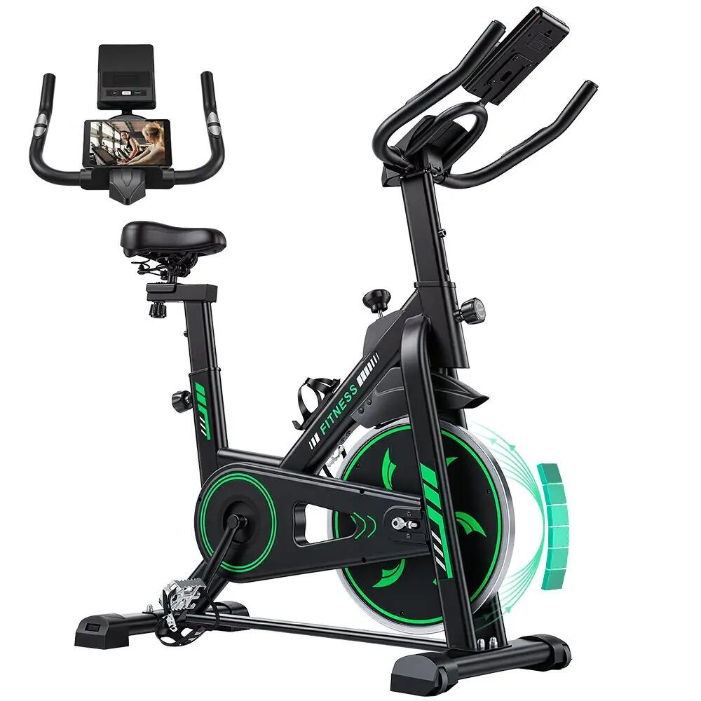 Bicicleta indoor DC002A com app Bluetooth volante 6kg capacidade 150kg 2/6