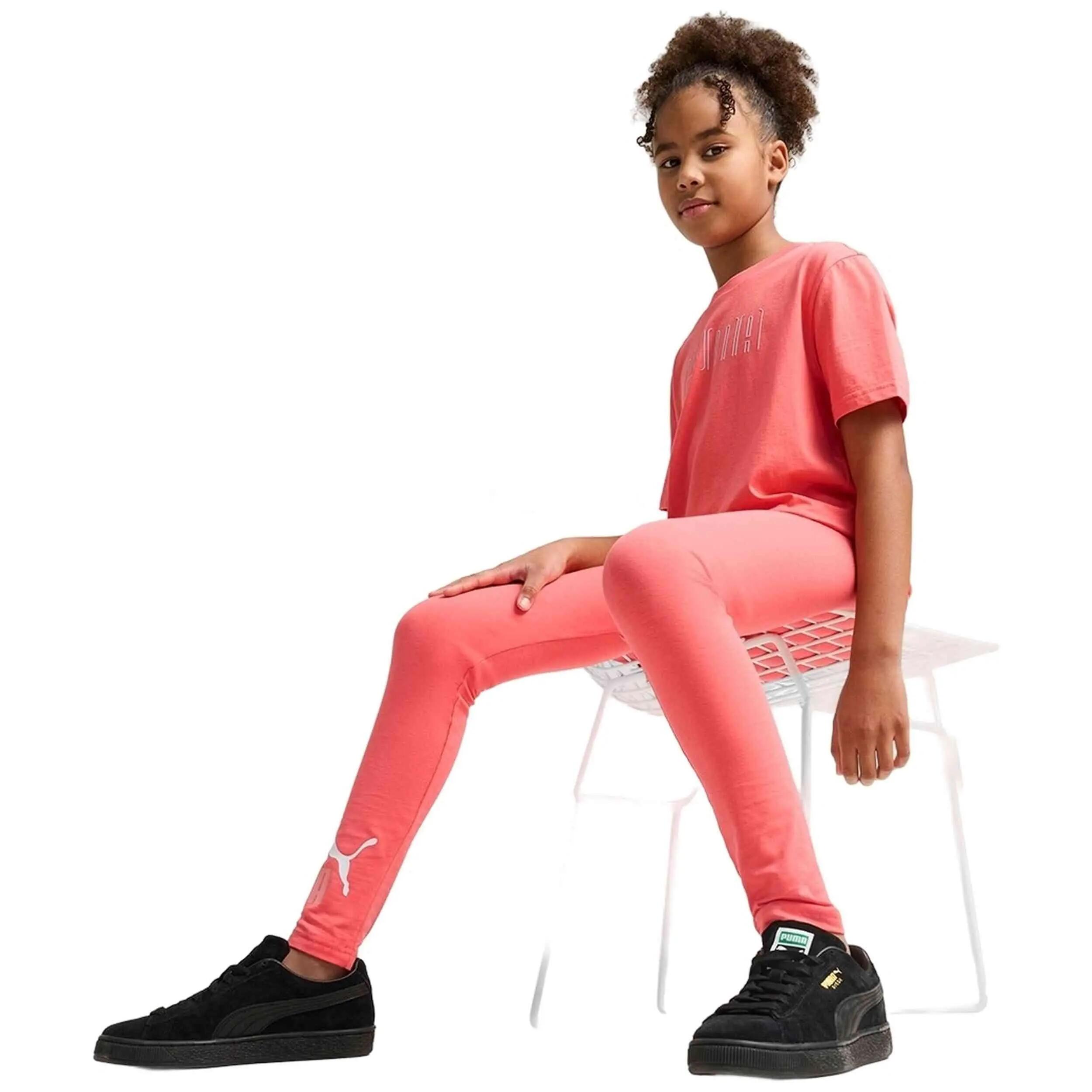 Leggings Puma Modell Essentials No.1 Logo für mädchen 2/4