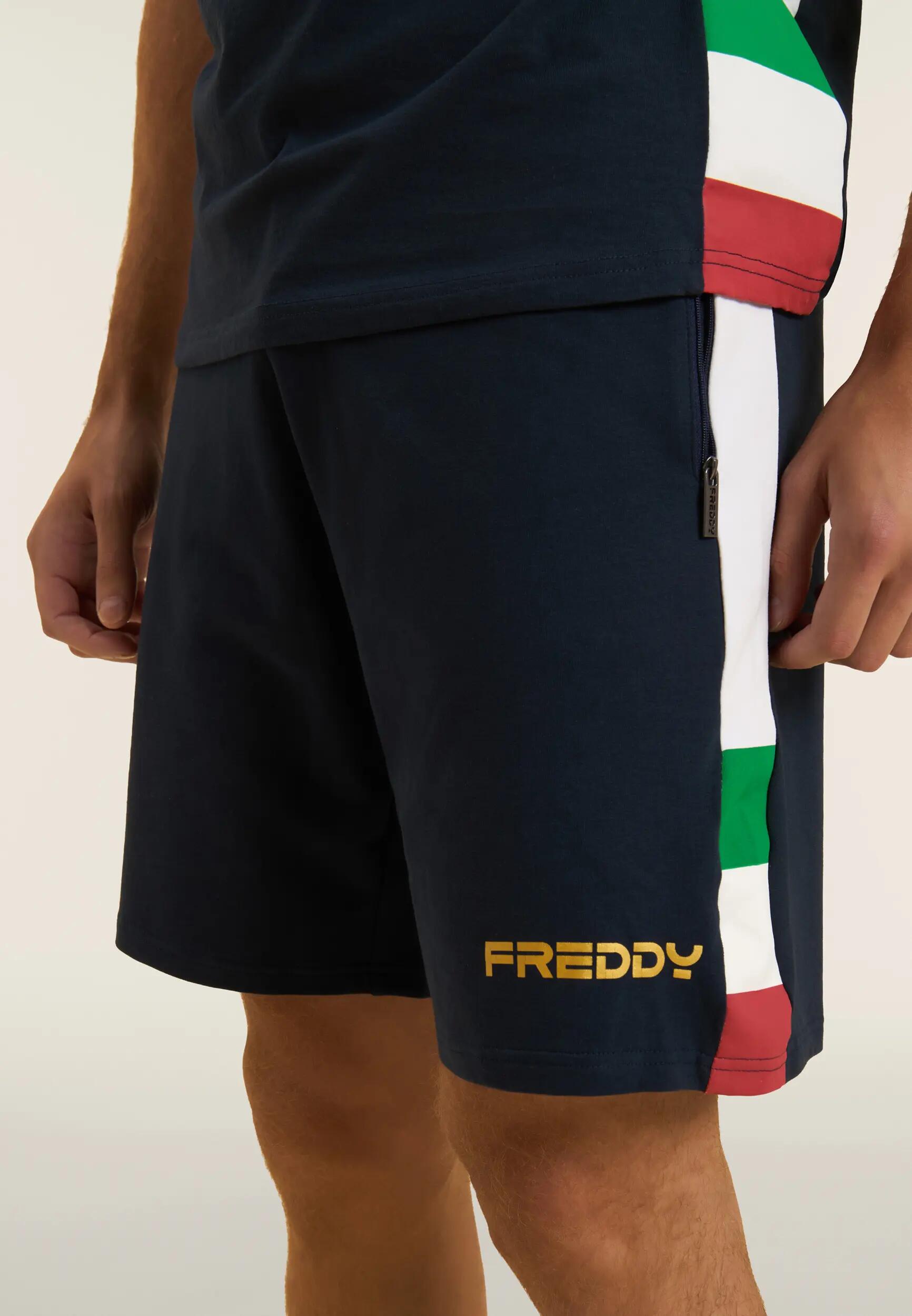 Pantalon court pour hommes en molleton de coton bicolore, merchandising officiel 3/6