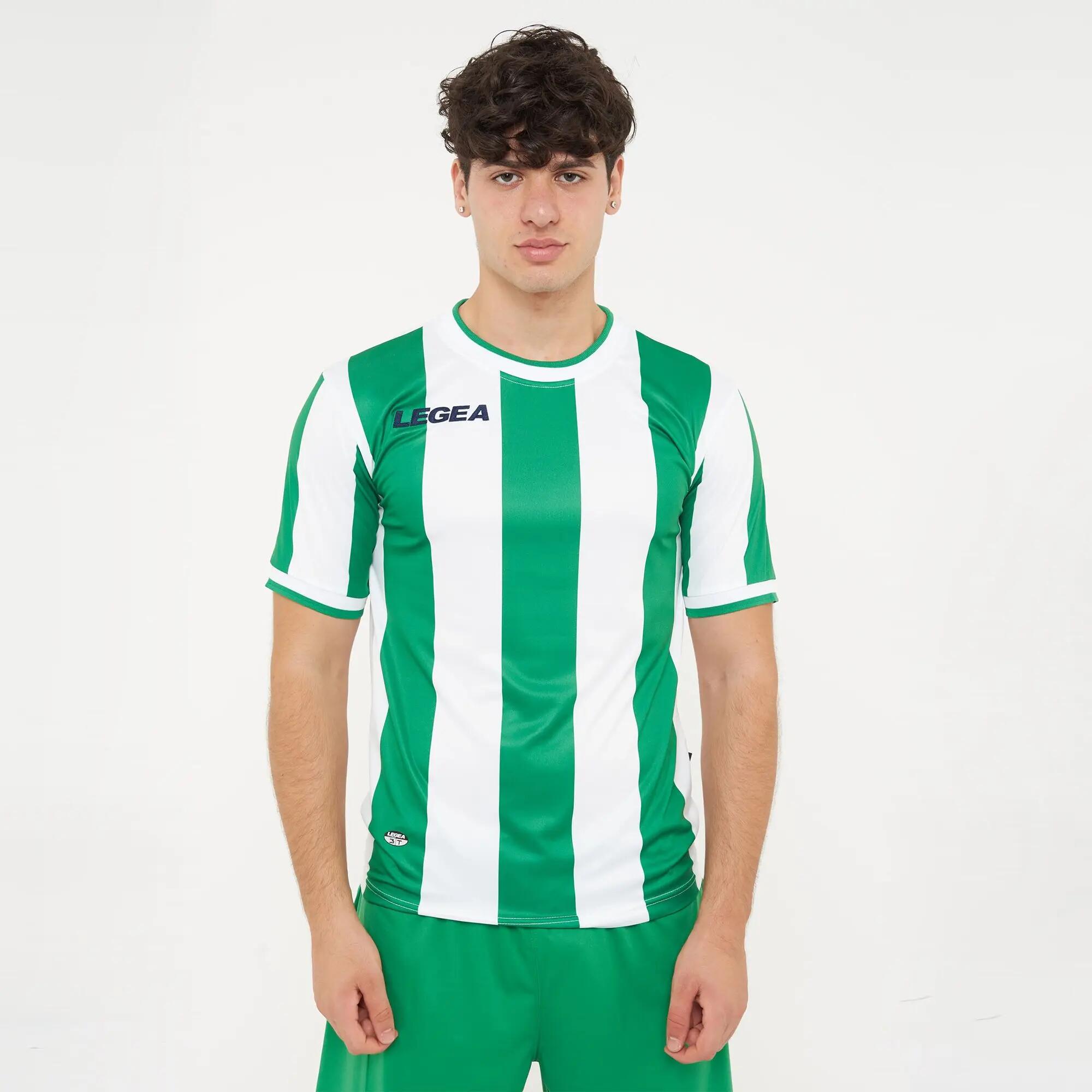 10-Pack Football Shirts VALENCIA Short Sleeve White-Green - Size XS 4/6