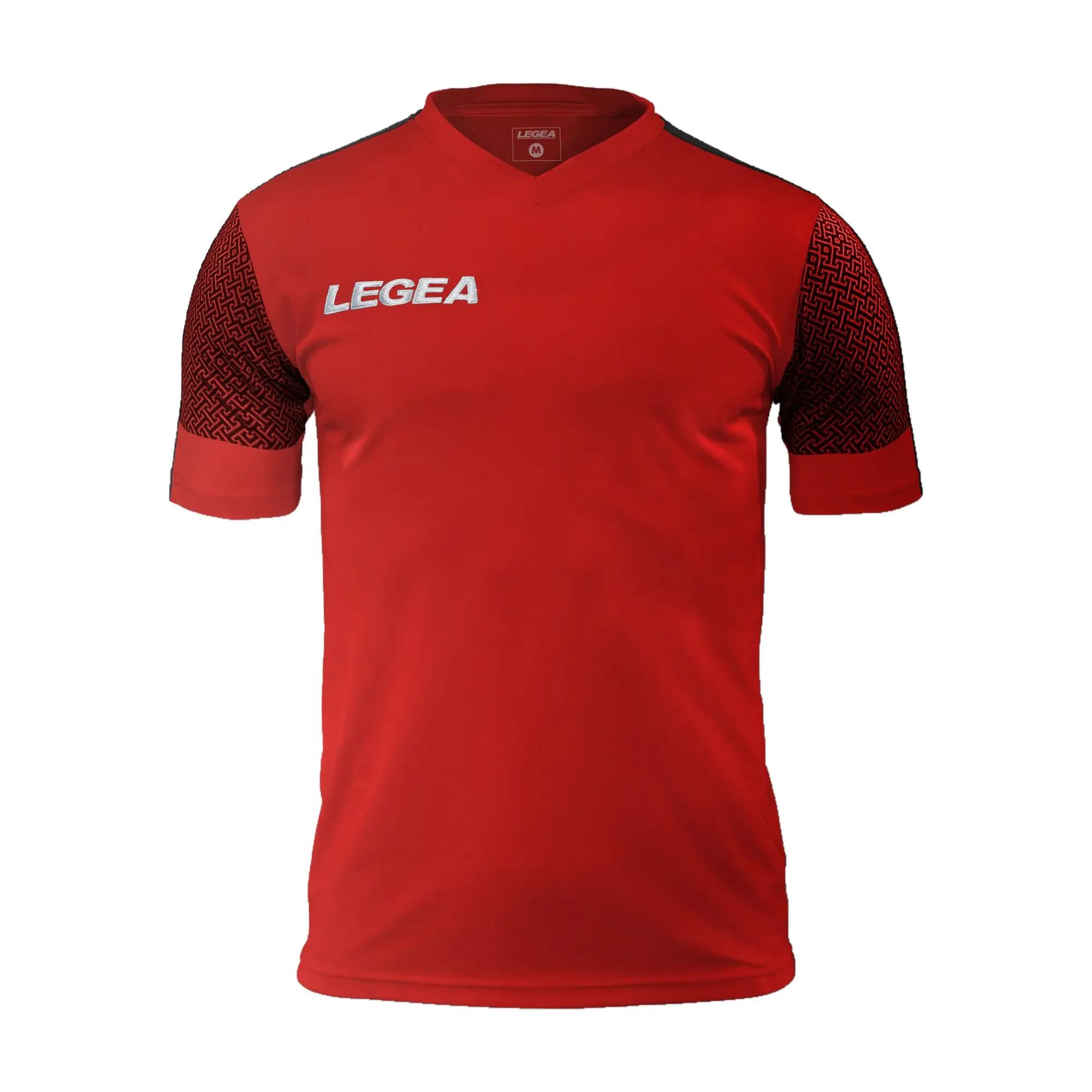Pack de 5 camisolas de futebol PRAGA cor vermelho-cinzento escuro - tamanho 2XL 2/3