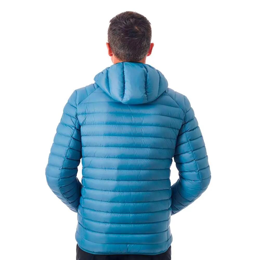 Donsjas - Sportswear - Heren - Coco 4 - Licht, verstelbare capuchon - Leigrijs 4/4