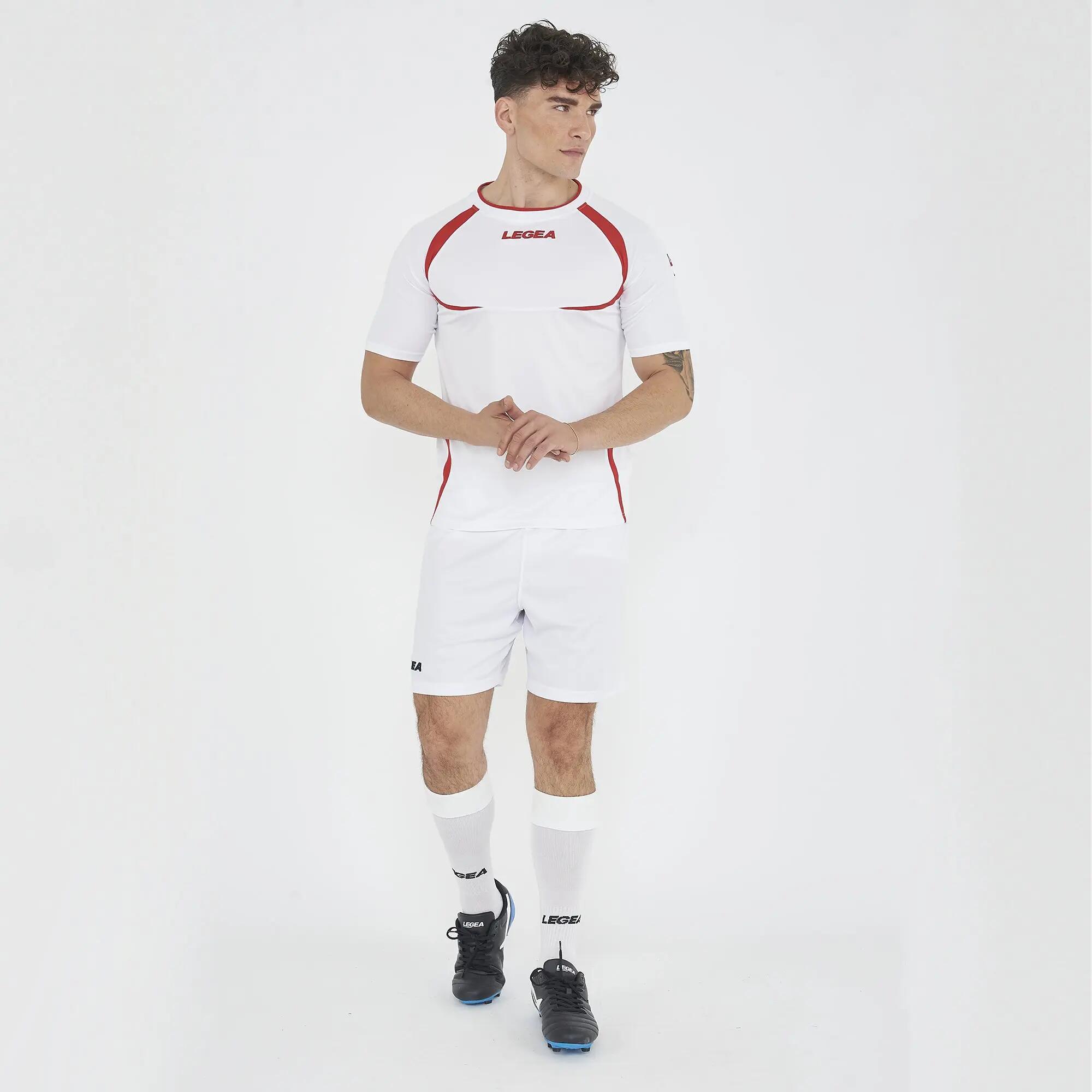 Lot de 15 maillots de football TAIPEI coloris blanc-rouge - taille 2XL 5/8