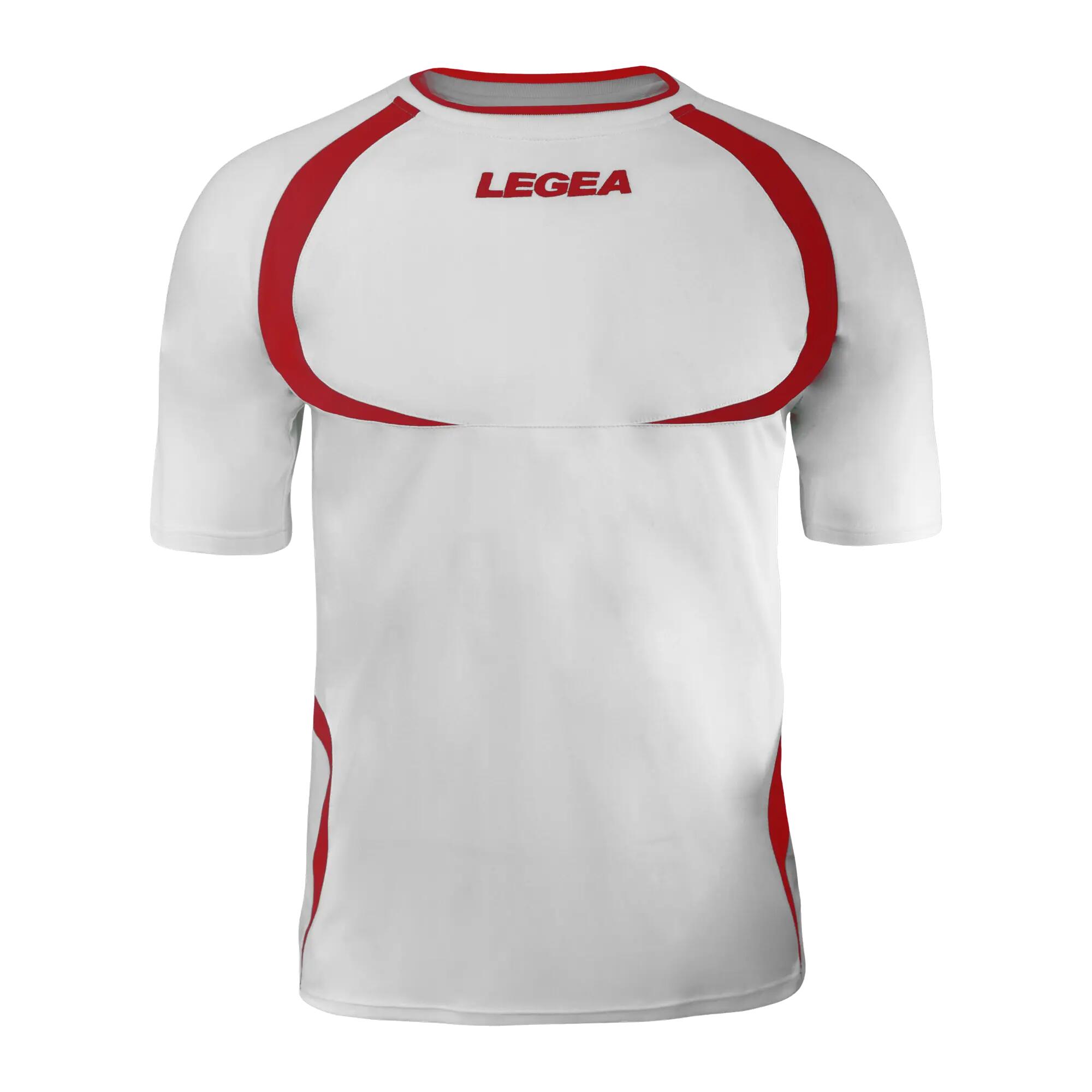 Lot de 15 maillots de football TAIPEI coloris blanc-rouge - taille 2XL 2/8