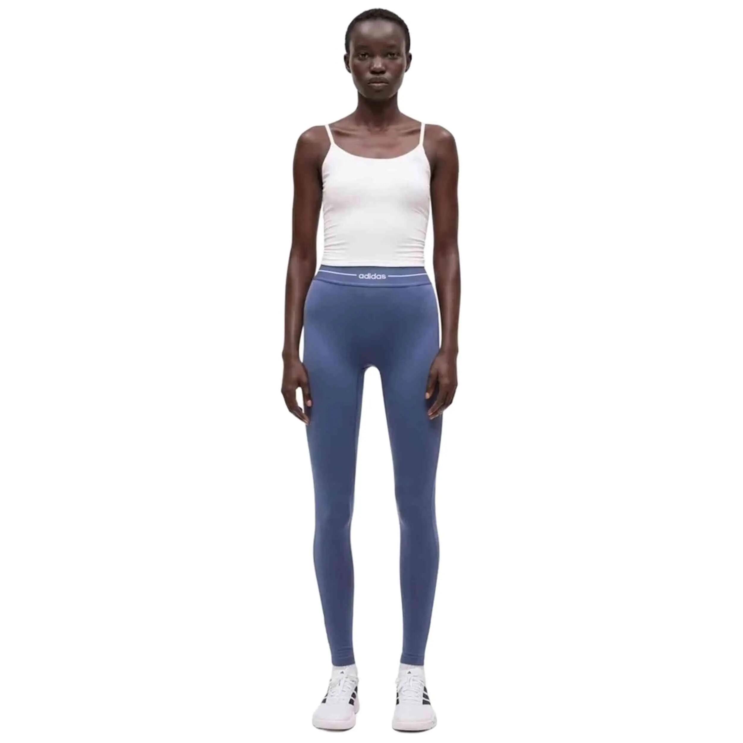 Leggings Adidas modèle Hyperglam "Preloved Ink" pour femmes 2/4