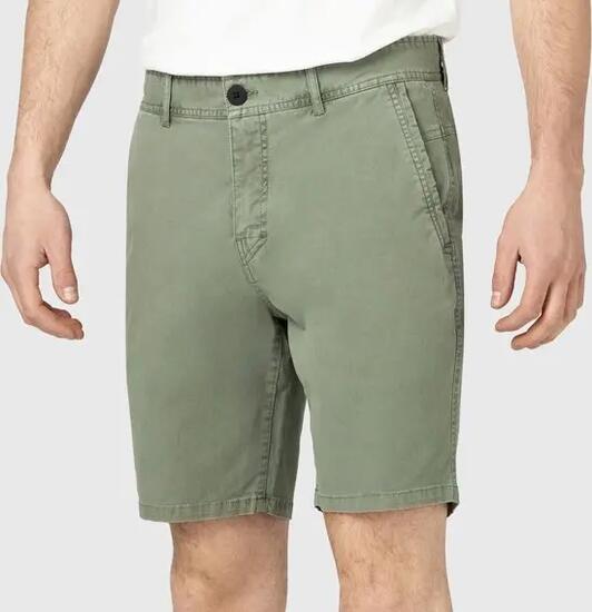 Bermuda - Homme - Cambeco - Coton biologique - Vert kaki