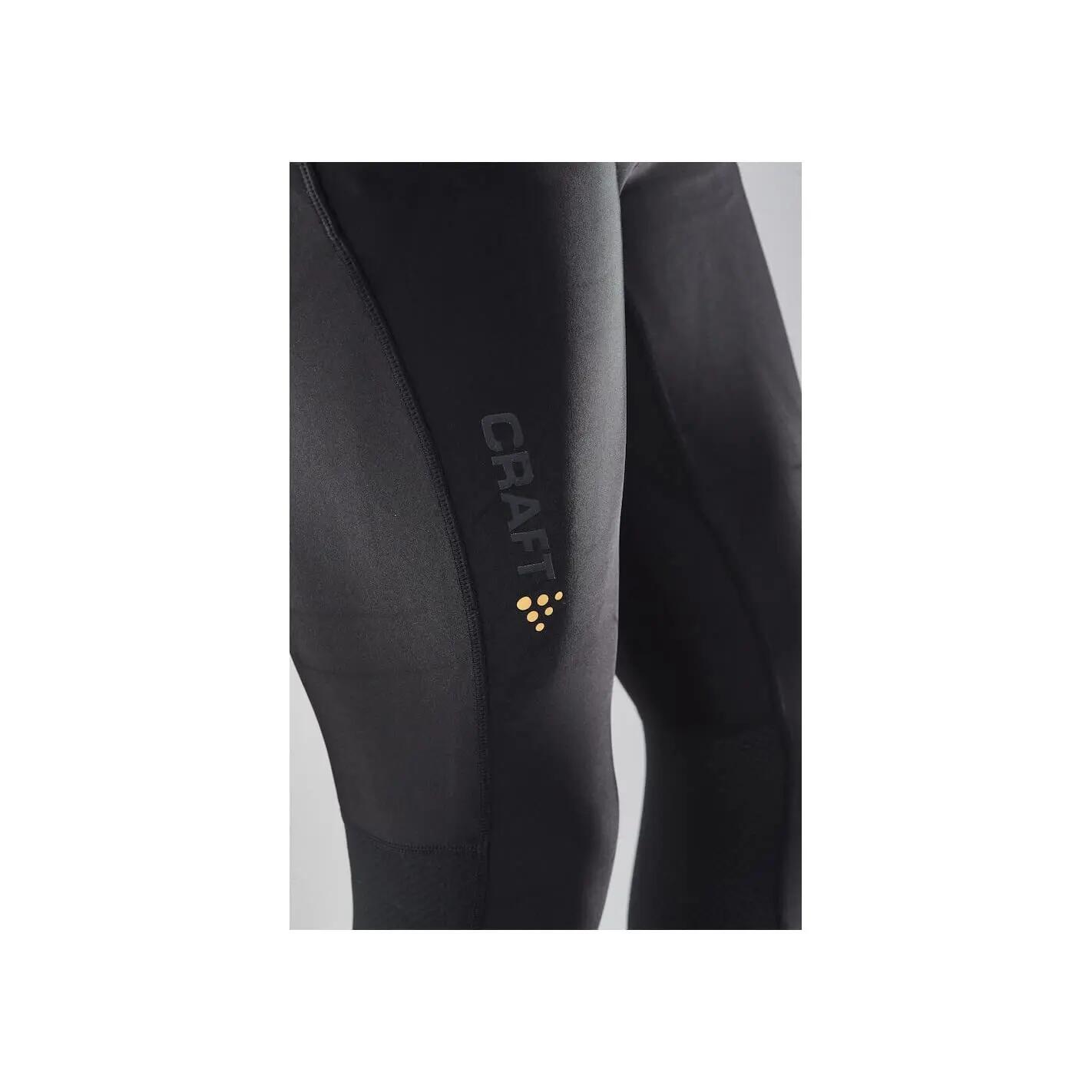 Herren - Sportleggings - 3/4-Länge, Stretch, flache Nähte - Grit Capri - Schwarz 2/3