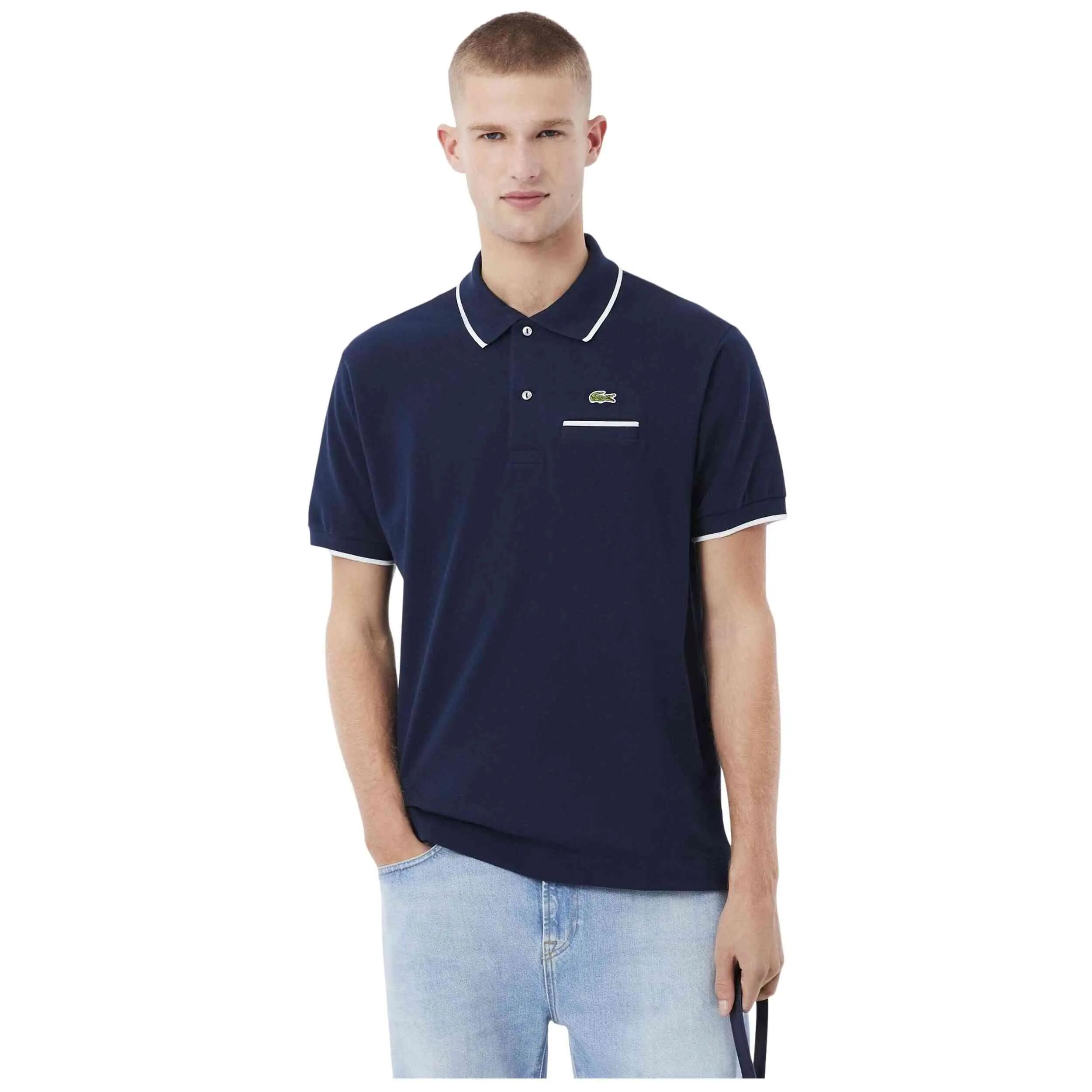 Polo à manches courtes Lacoste modèle L.12.12 pour homme 2/5