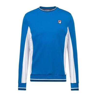 Sweatshirt - sportswear - heren - finn - lange mouwen, ronde hals - blauw