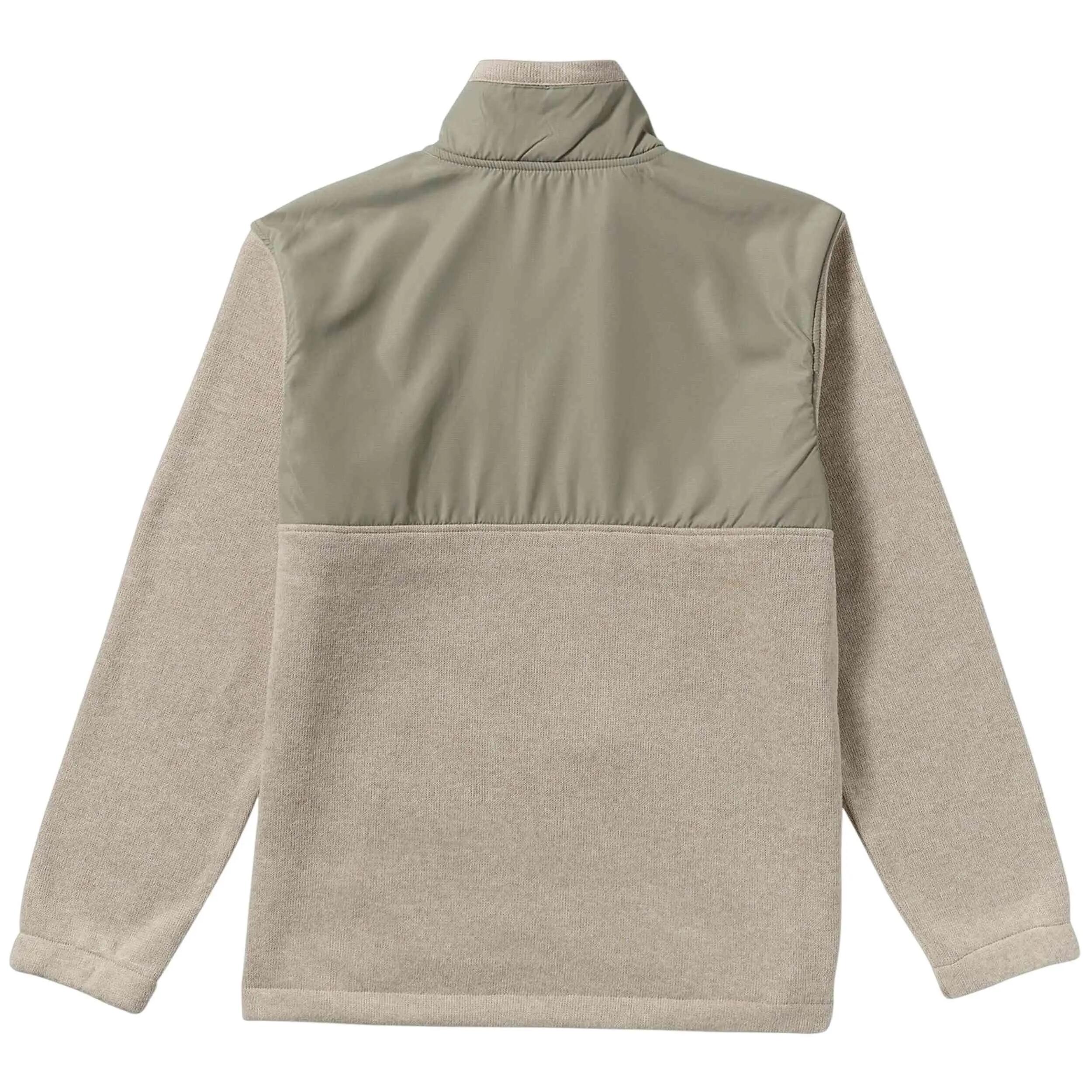 Fleece Billabong model Boundary Blocked Mockneck "Sand" voor mannen 2/5