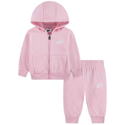 Trainingspak set Nike model Club Fleece "Medium Soft Pink/Wh voor unisex jongens