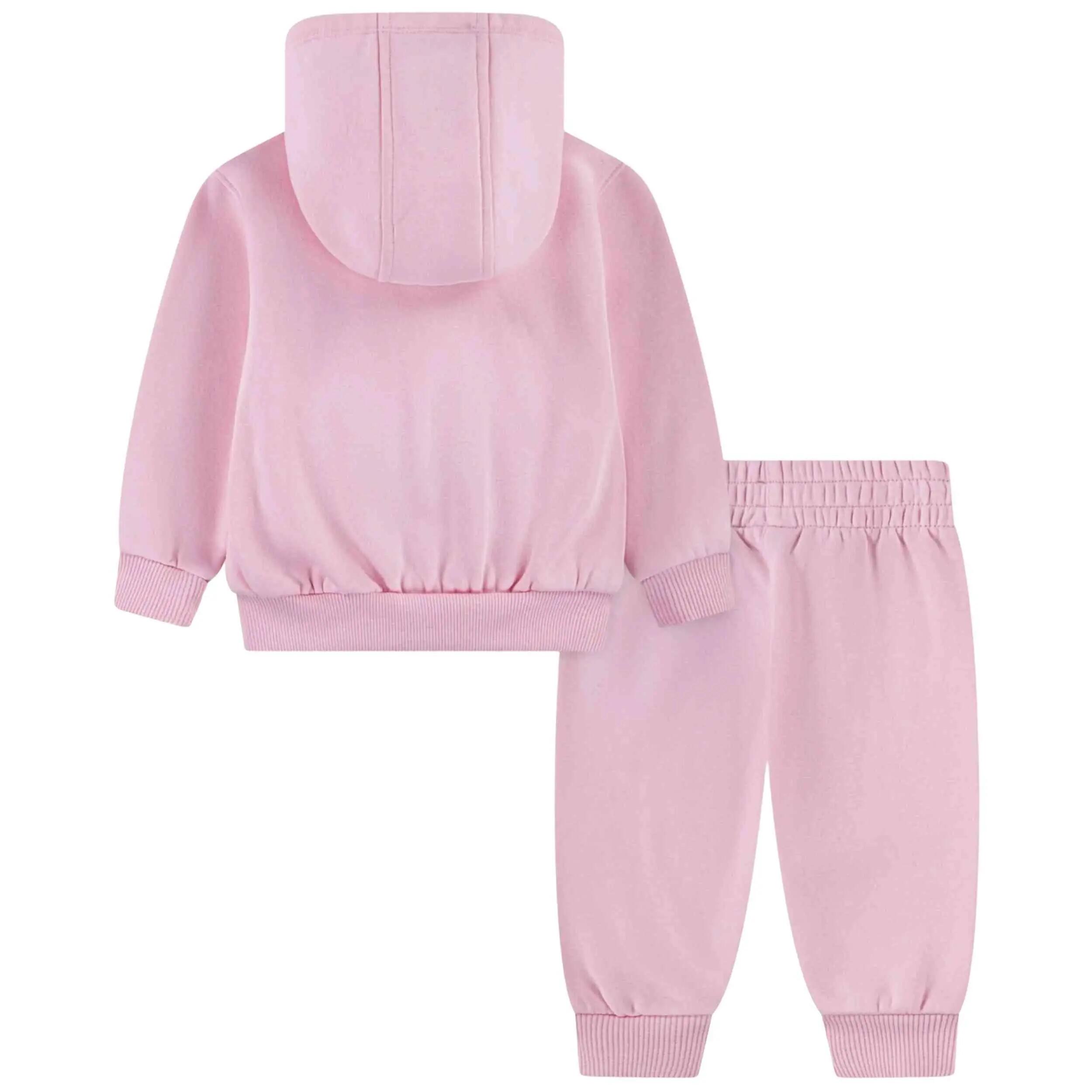 Trainingspak set Nike model Club Fleece "Medium Soft Pink/Wh voor unisex jongens 2/4