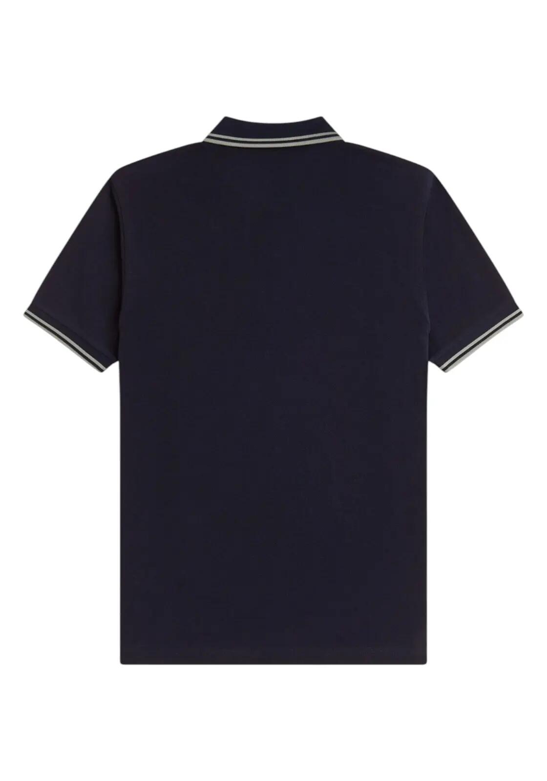 Polo com dupla listra Fred Perry 2/5