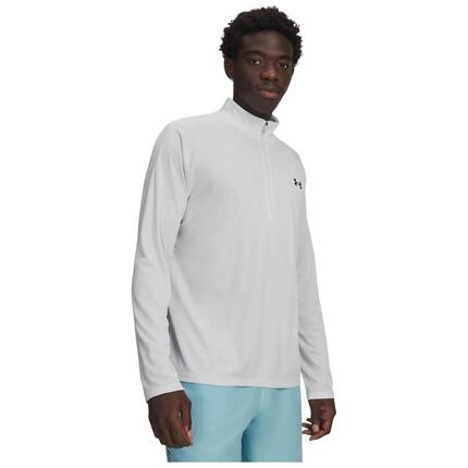 T-shirt à manches longues Under Armour modèle UA Tech Textured 1/2 Zi pour homme
