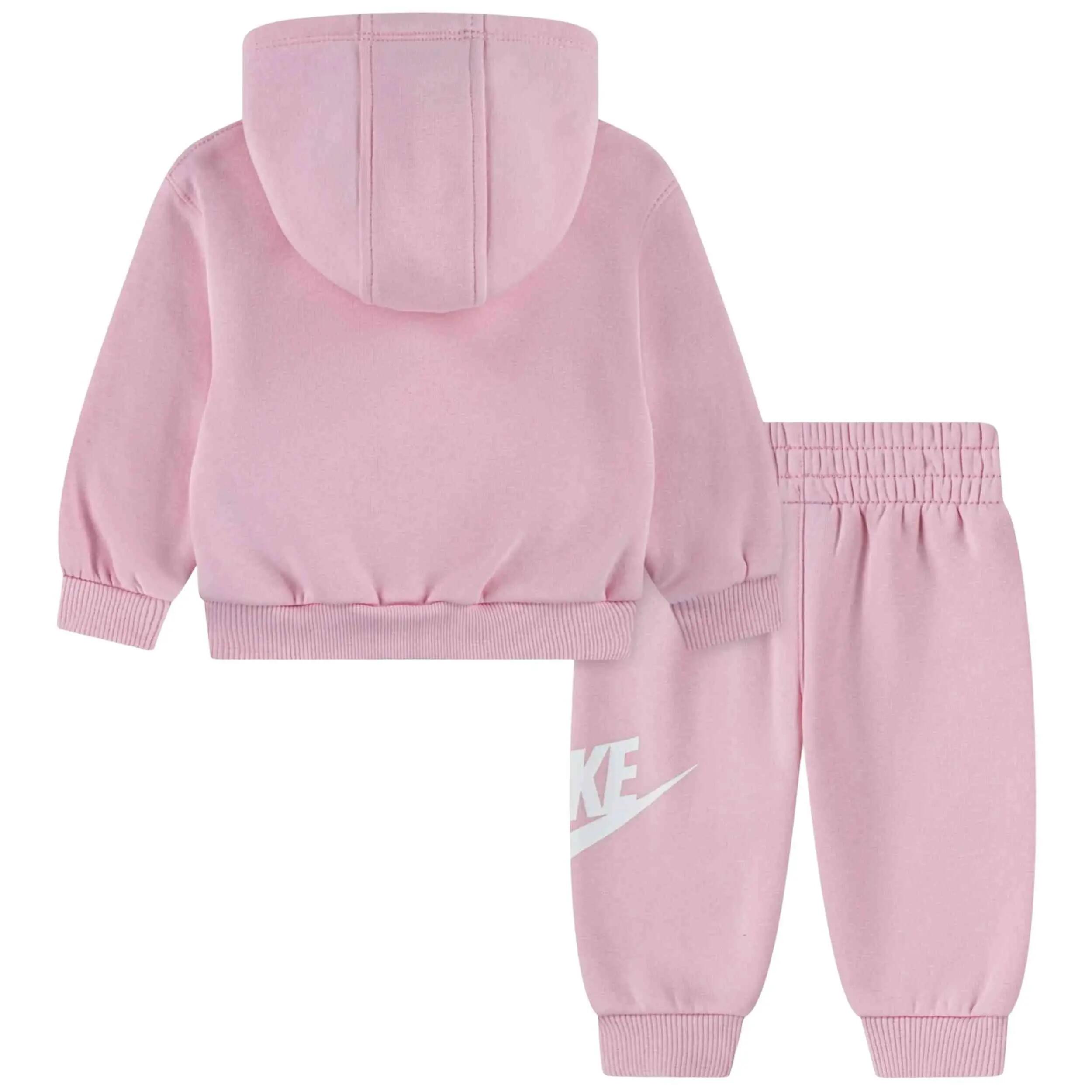 Trainingspak set Nike model Club Fleece "MEDIUM SOFT PINK" voor unisex jongens 2/4