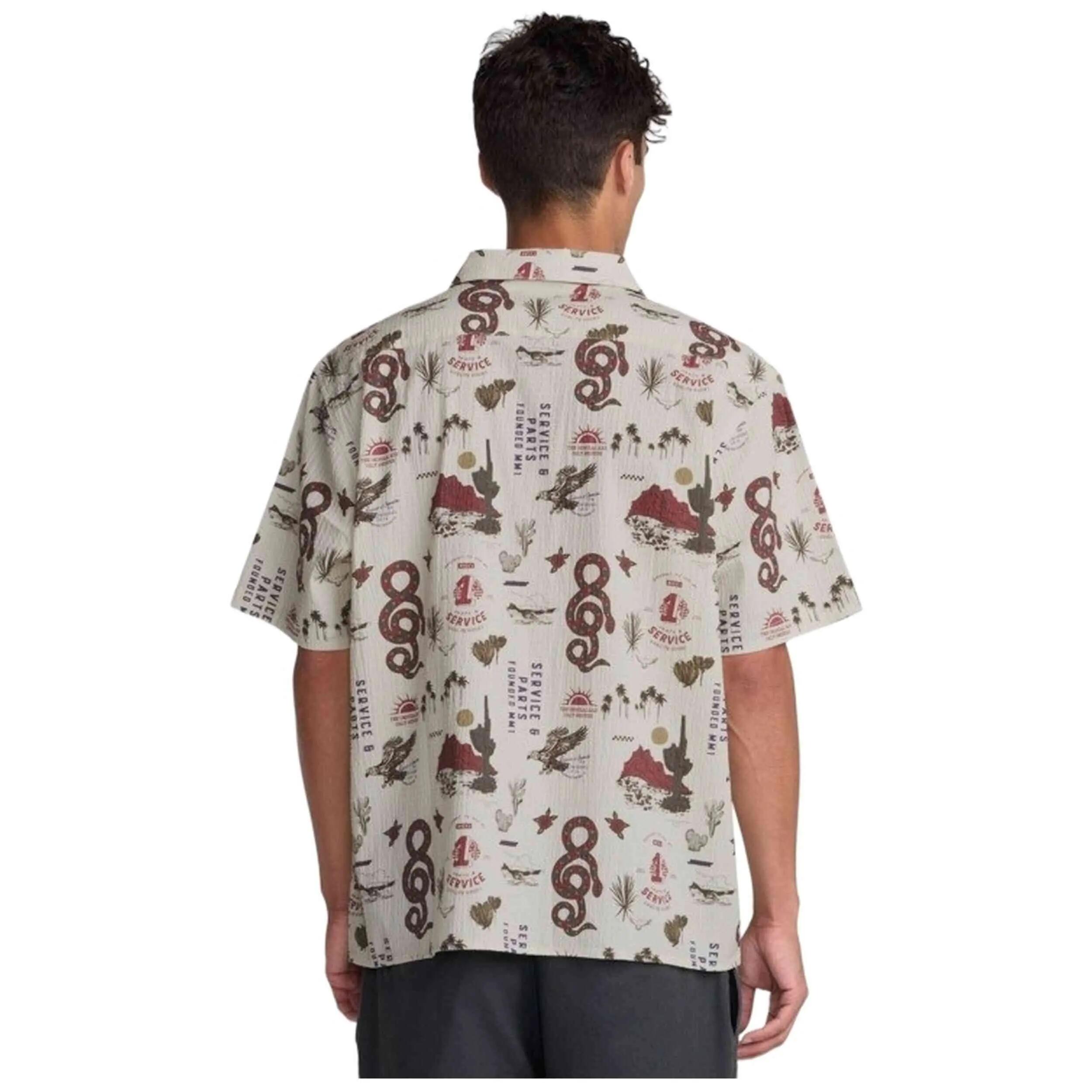 Camicia Rvca modello WASTELAND SS per uomini 4/5