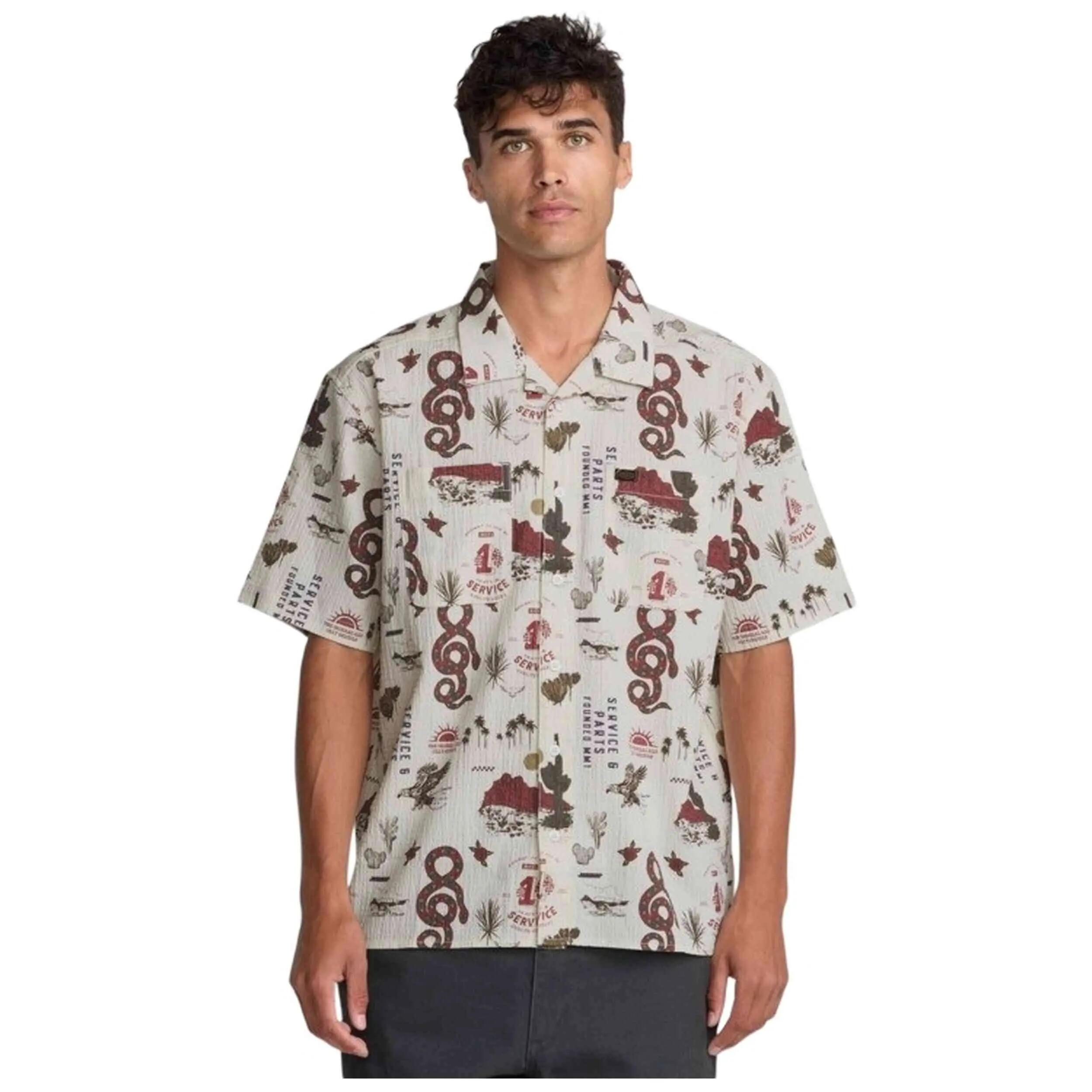Camicia Rvca modello WASTELAND SS per uomini 3/5