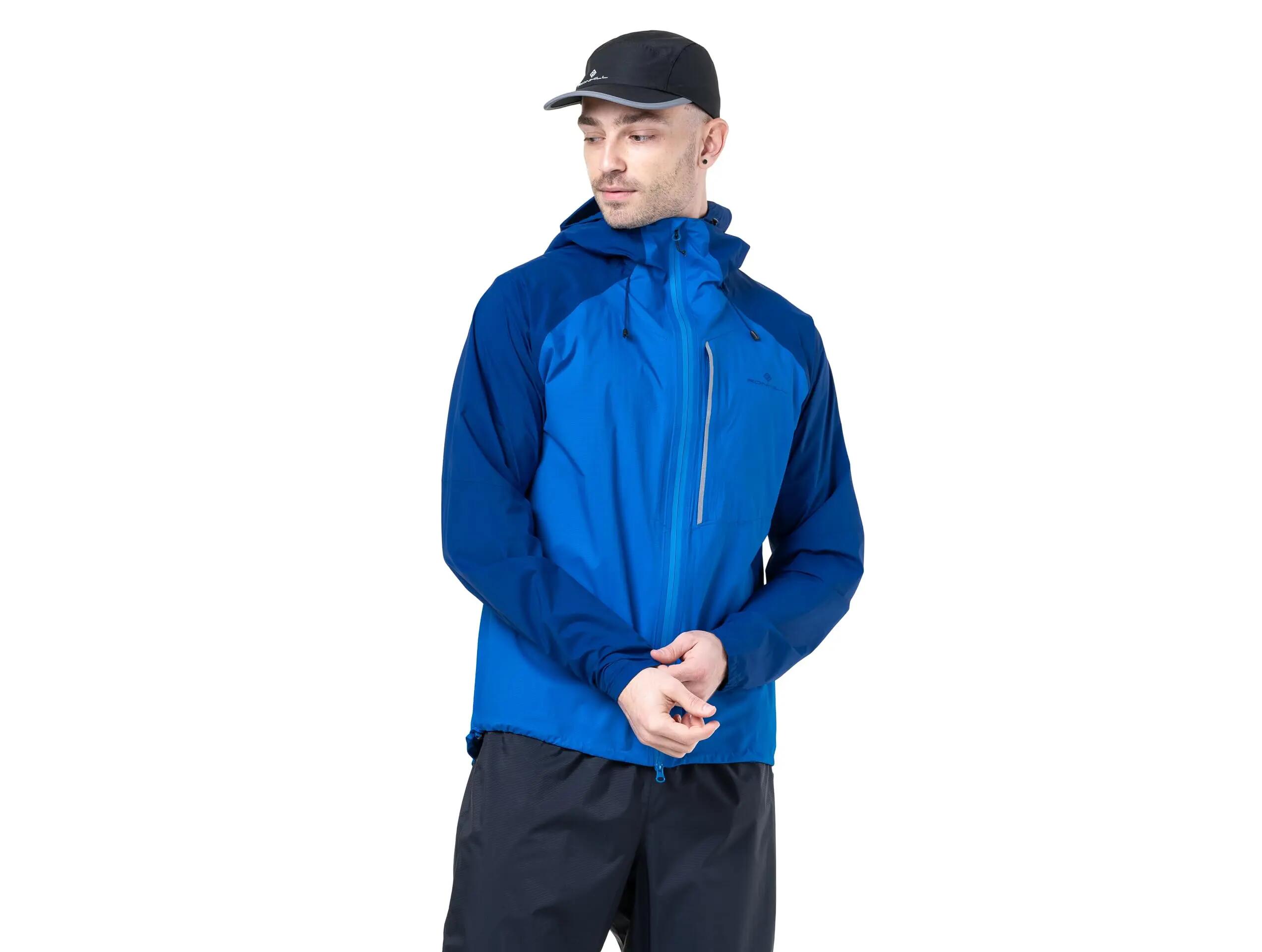 RONHILL - Giacca running - Uomo - Tech Storm - Blu 4/4