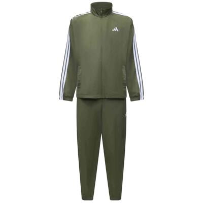 Trainingspakken adidas model 3-stripes woven "olive four" voor mannen