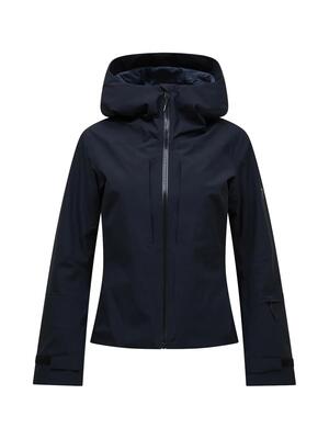 Ski-jas - dames - kort, waterdicht, geïsoleerd - whitelight hipe 2l - zwart