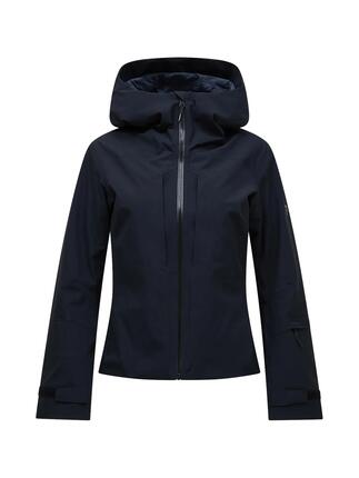 Damen - Skijacke - kurz, wasserdicht, isoliert - Whitelight HIPE 2L - Schwarz