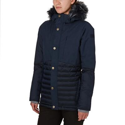 Dames - ski-jas - waterdicht, ademend - finesse hybrid - inktblauw