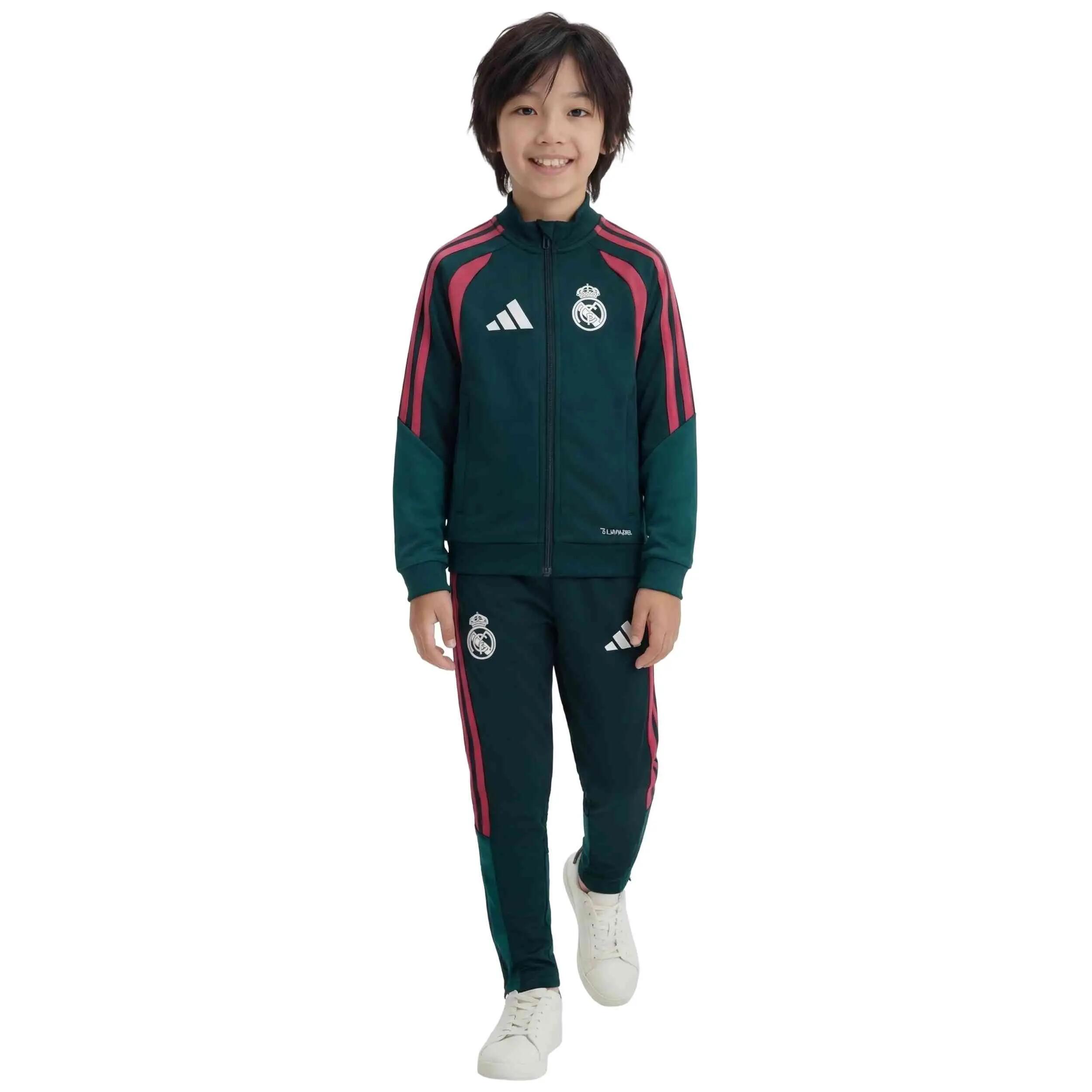 Survêtement complet Adidas modèle Chándal Real Madrid pour unisexe enfants 3/5