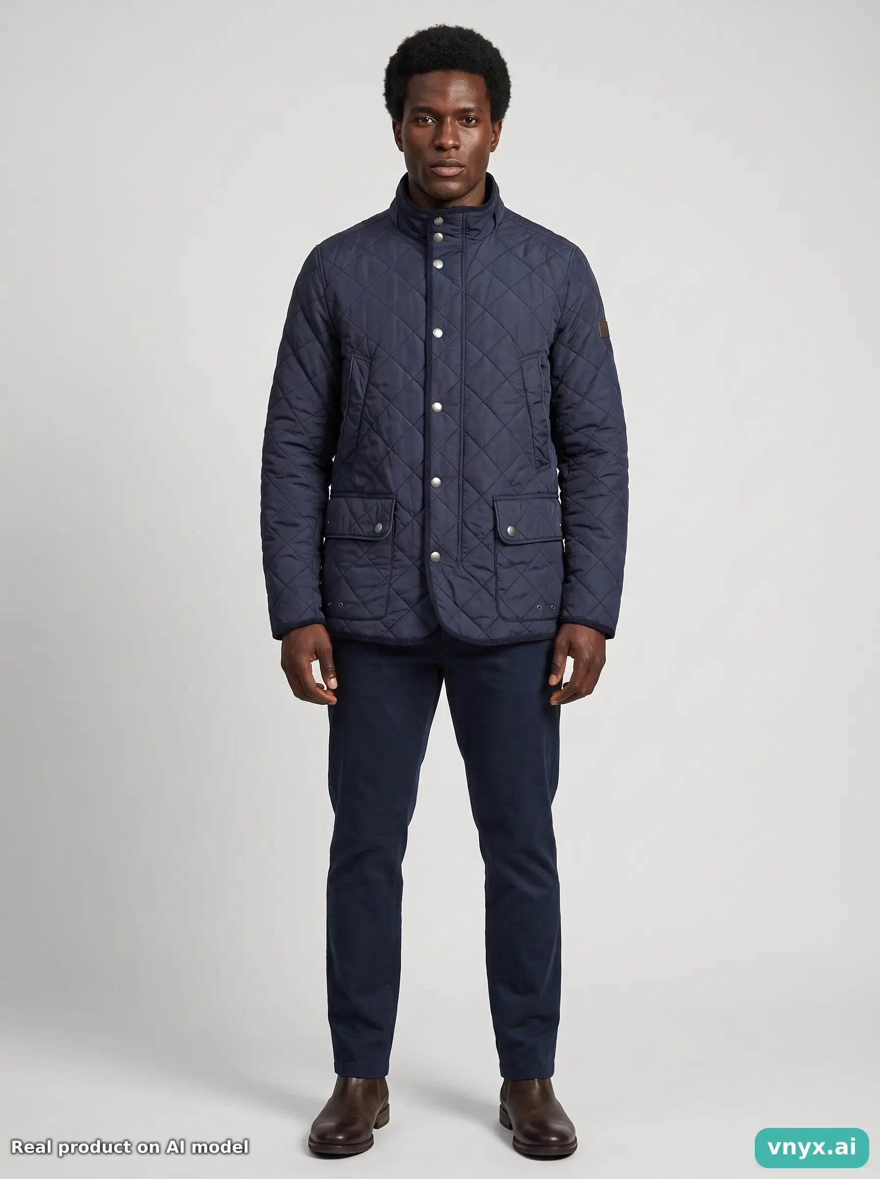 Second Life - Gant Navy Outdoor Jacket Men 3/5