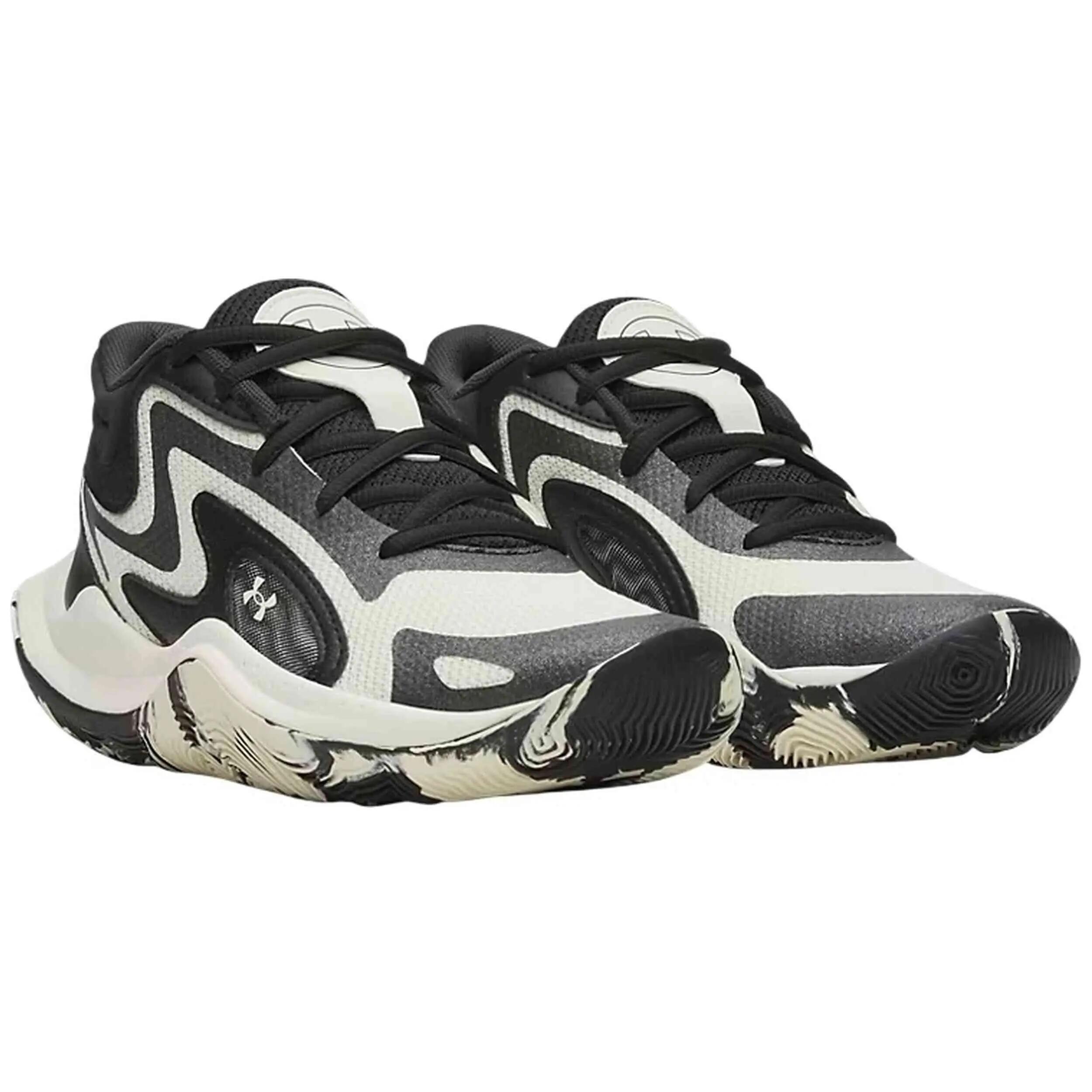 Basketbalschoenen Under Armour model Jet '25 voor unisex jongens 3/5