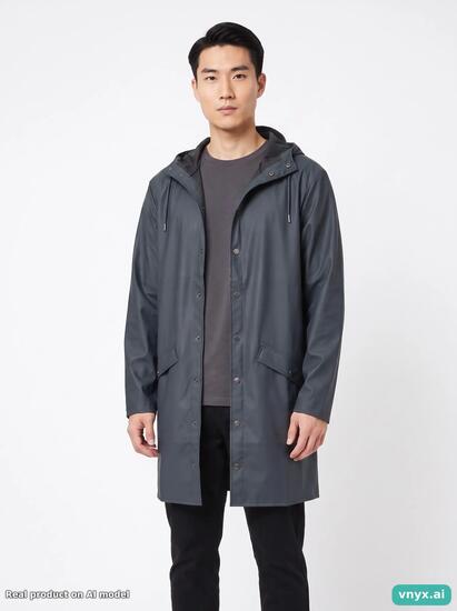 Second Life - RAINS Navy Outdoor Jacket Men