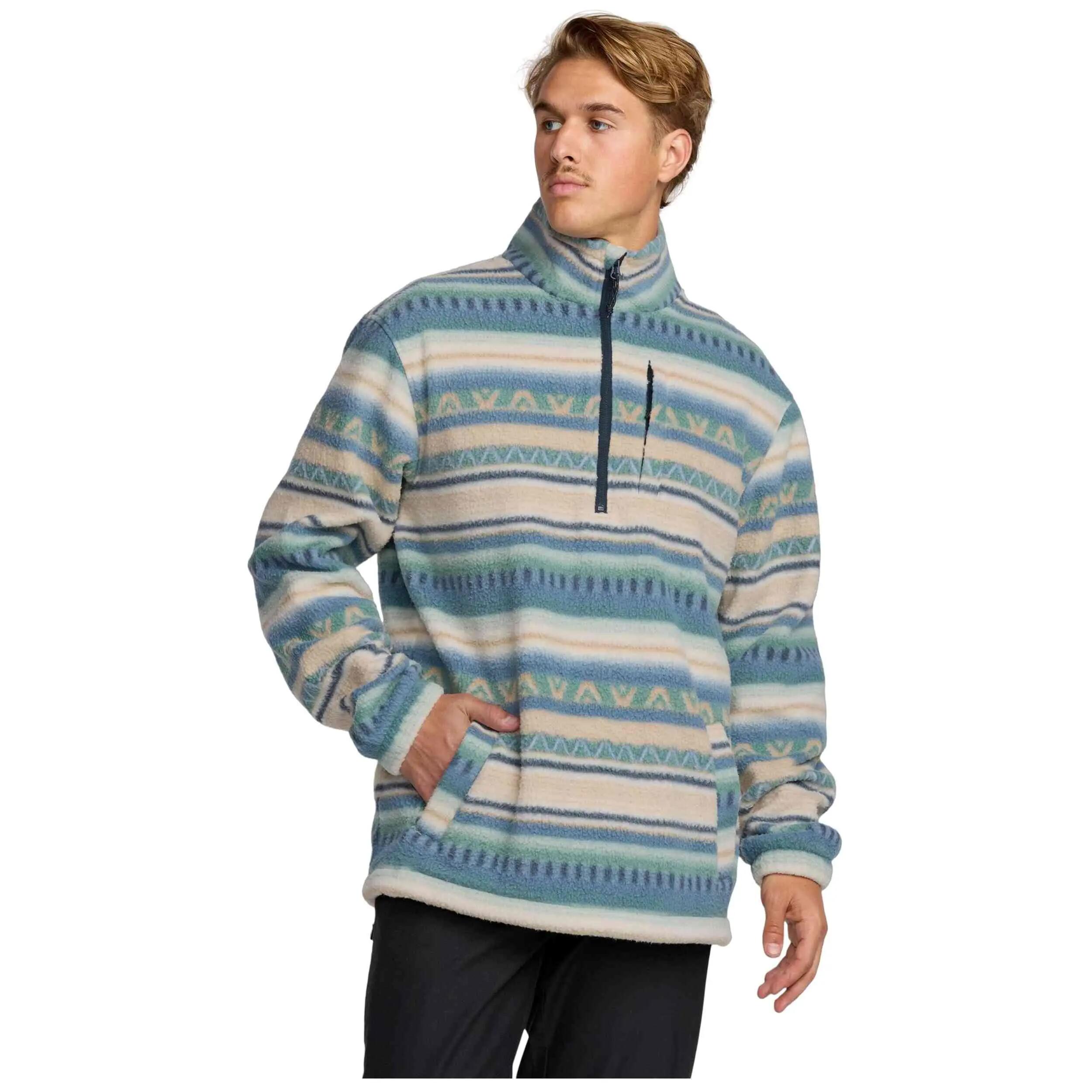 Fleece Billabong model Boundary Half Zip voor mannen 3/5