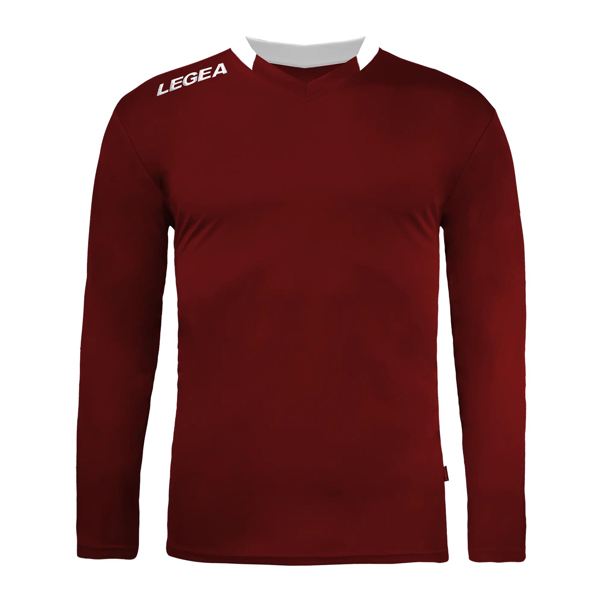 Lot de 5 maillots de football MONACO coloris bordeaux-blanc - taille 2XL 2/6