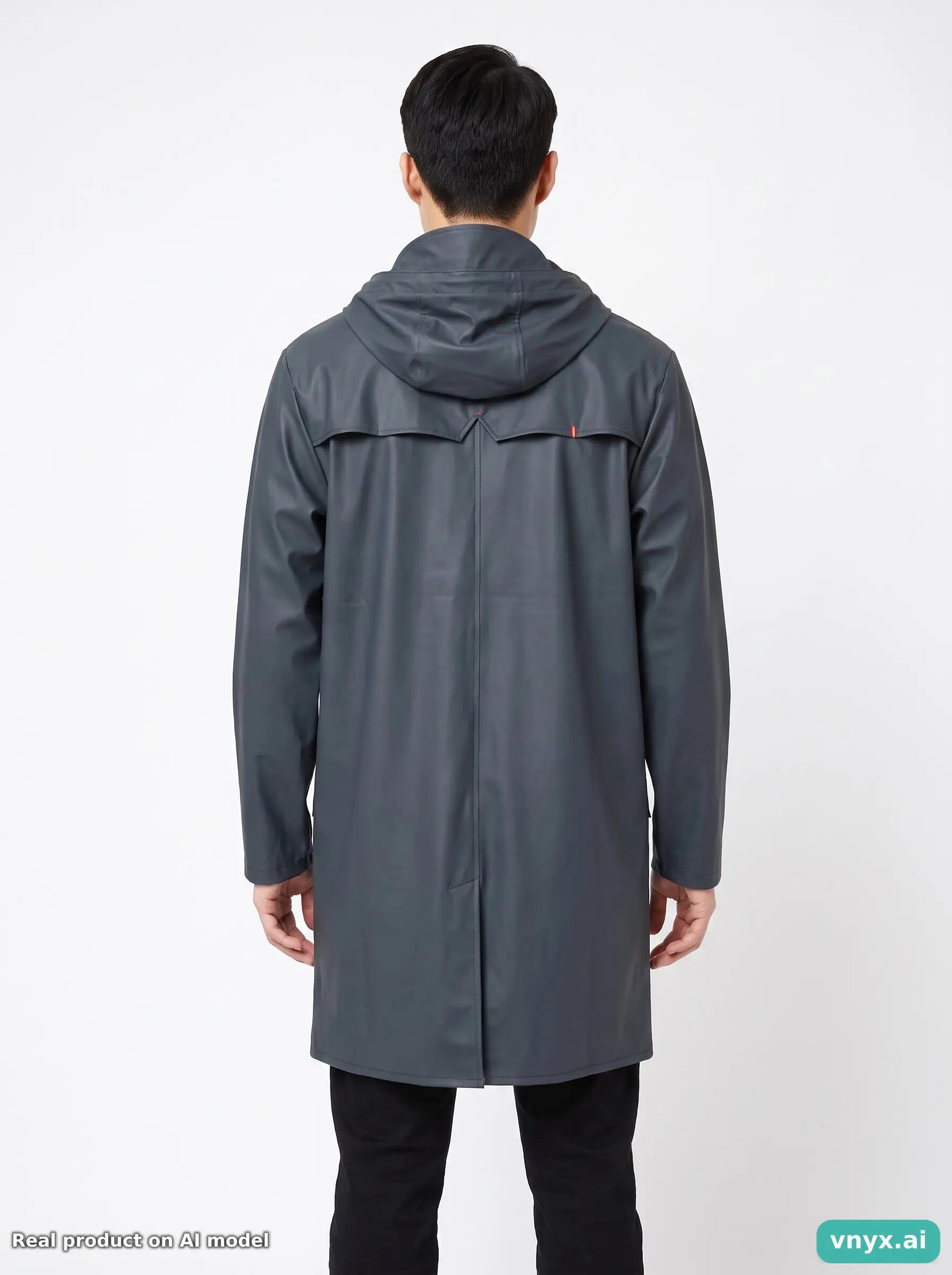 Second Life - RAINS Navy Outdoor Jacket Men 2/5
