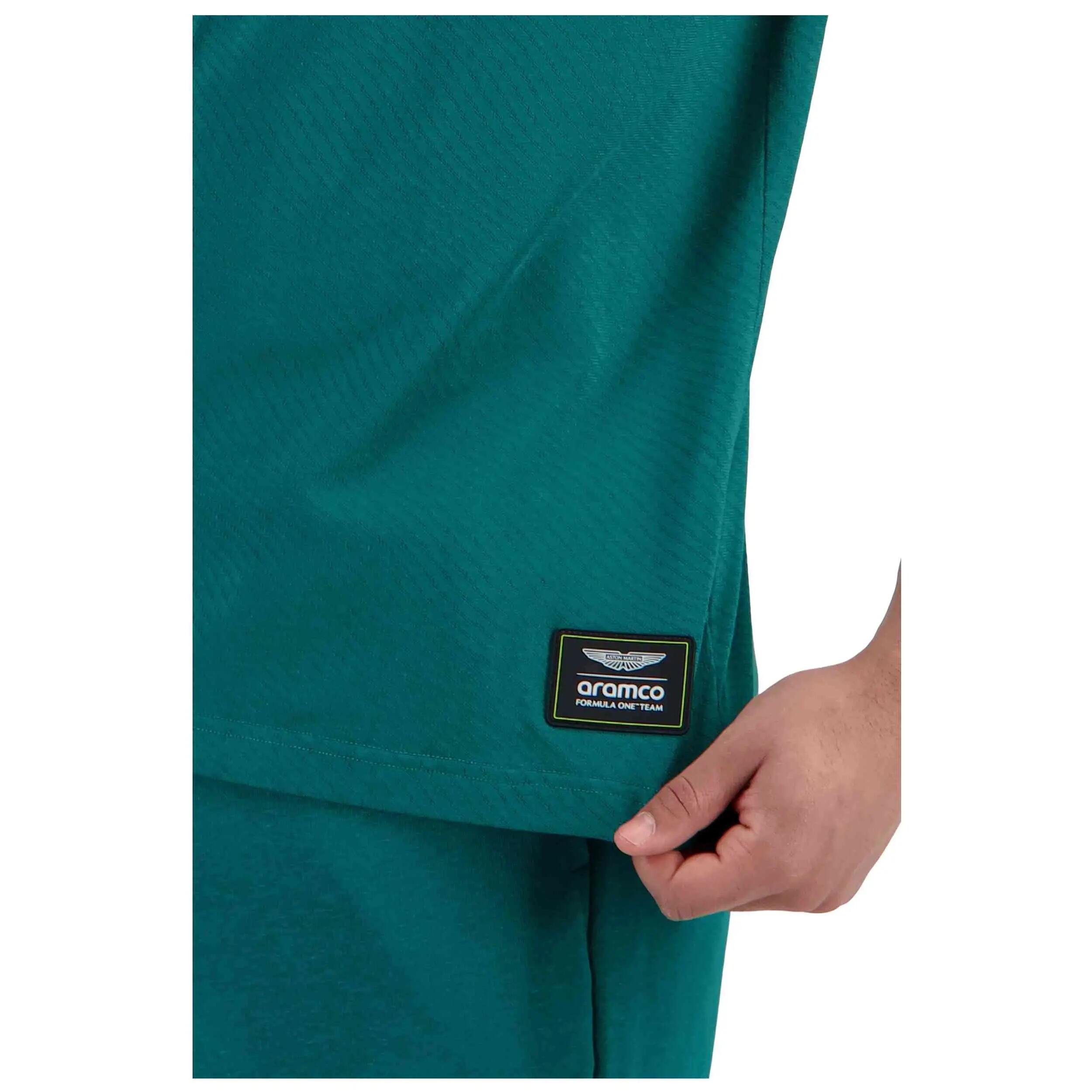 Kurzarm-polo Puma Modell Aston Martin Aramco F1 Team Jacquard "Green für männer 5/5
