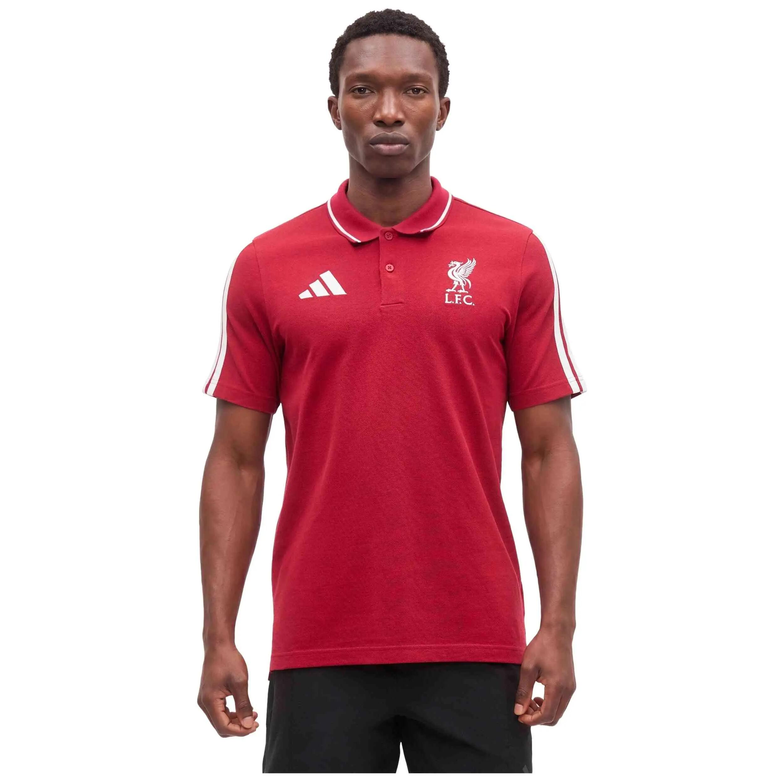 Polo à manches courtes Adidas modèle Liverpool FC DNA pour unisexe 3/4