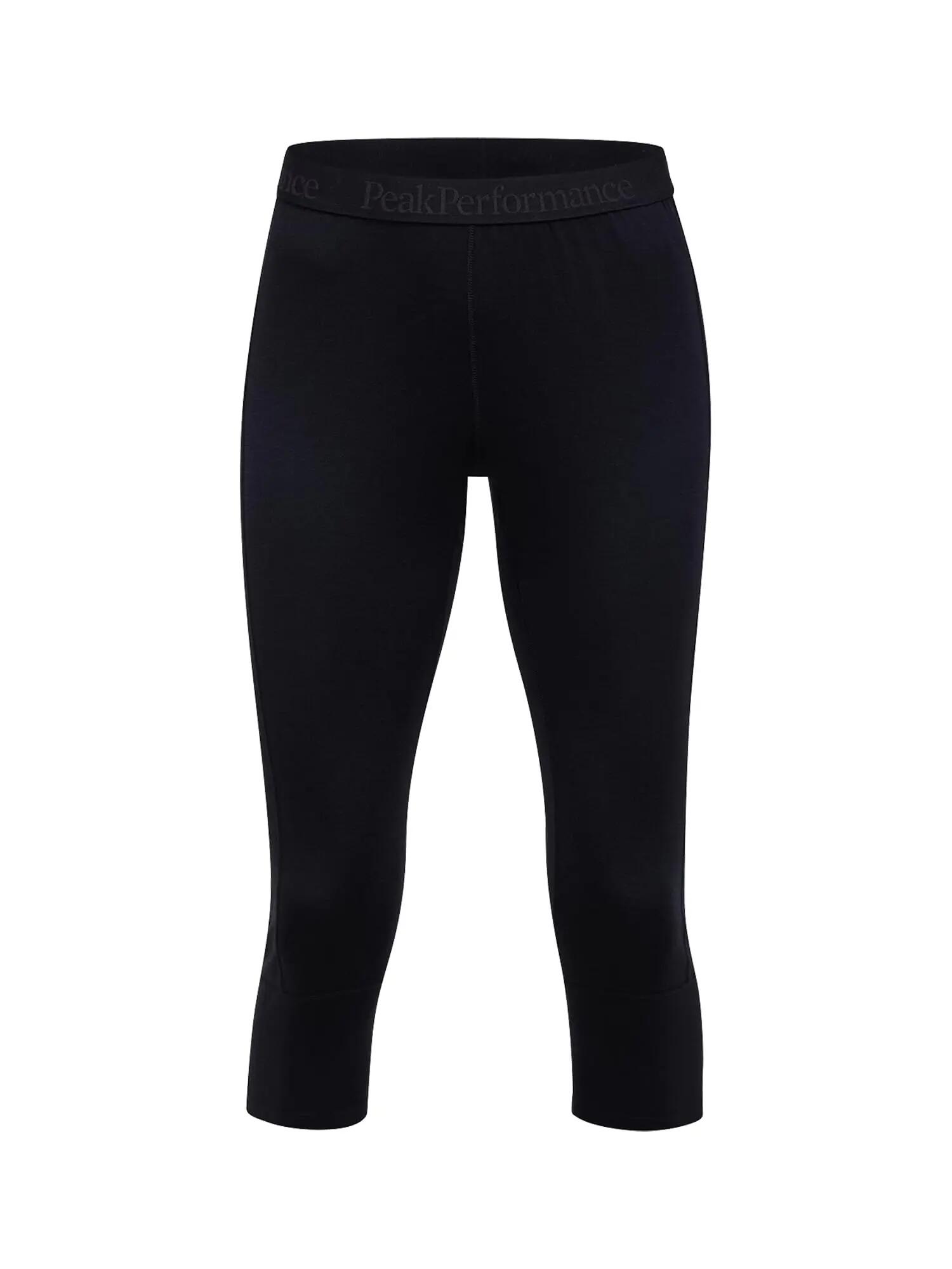 Dames - Sportswear - Baselayerbroek - 3/4-lengte, merinowolmix - Magic - Zwart 1/4