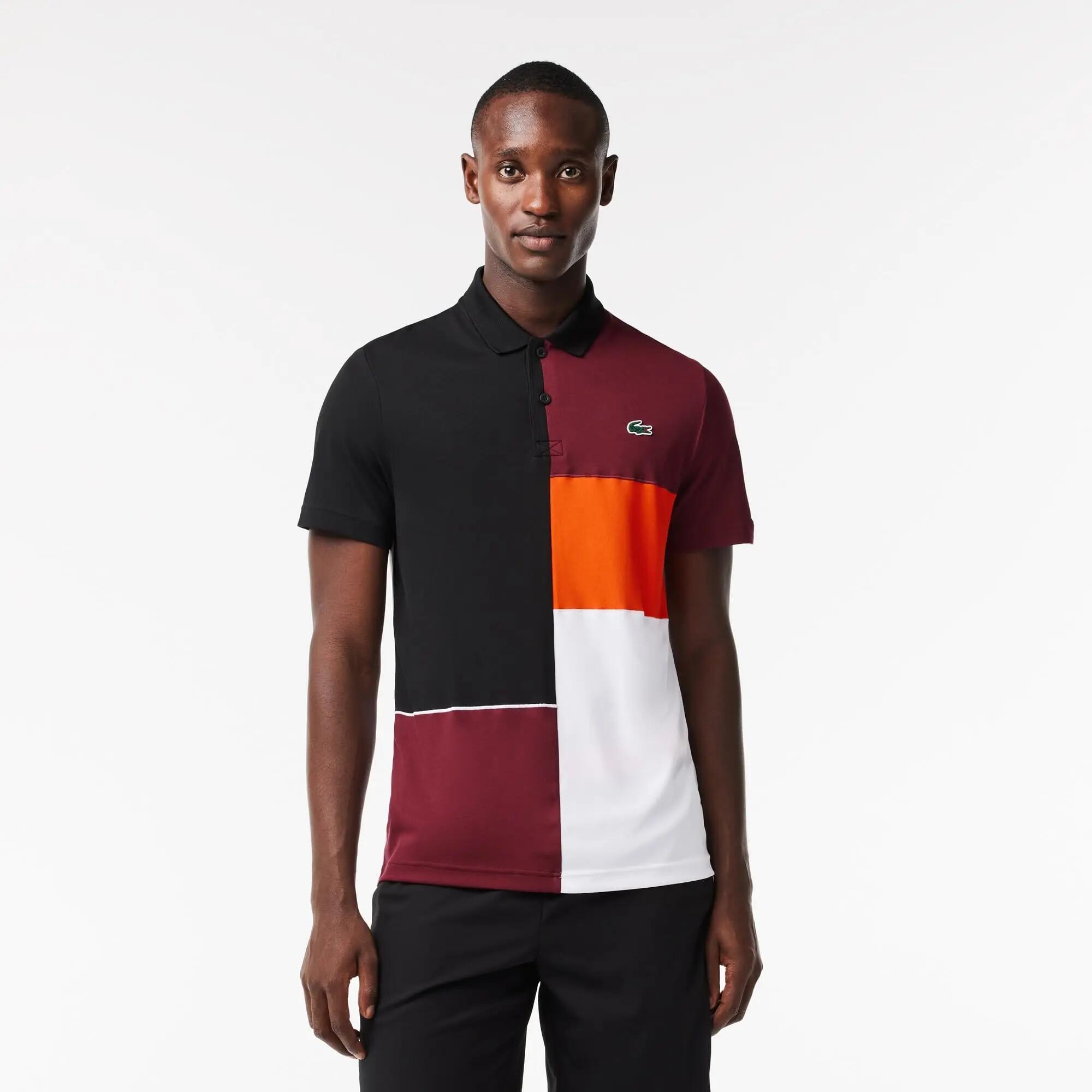 Lacoste - Poloshirt Herren - DH1082 - Schwarz/Orange 2/4
