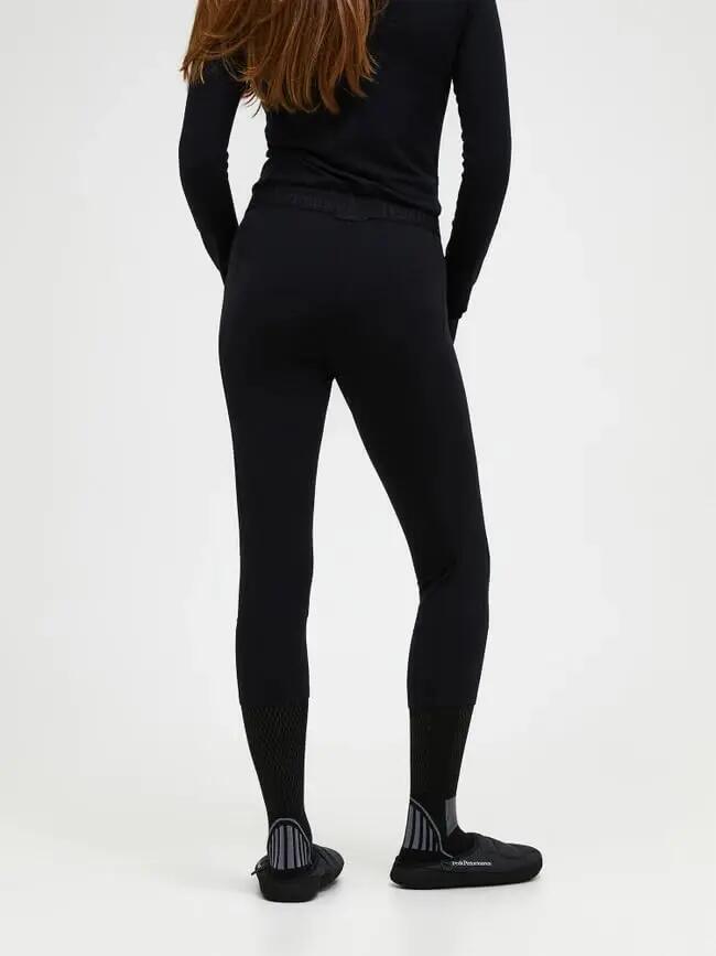 Dames - Sportswear - Baselayerbroek - 3/4-lengte, merinowolmix - Magic - Zwart 3/4