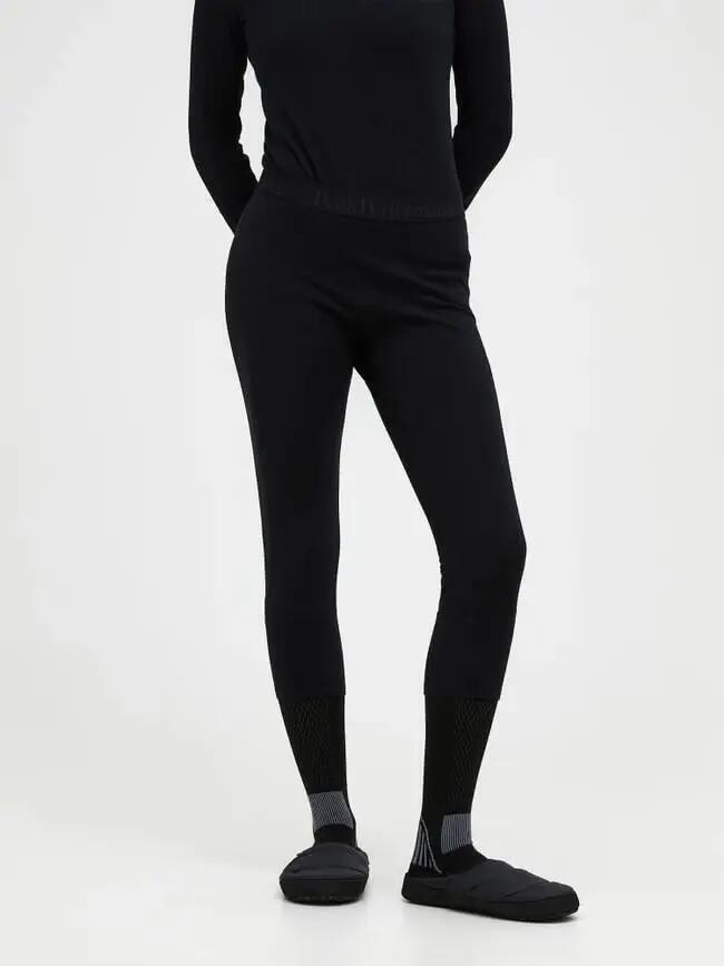 Dames - Sportswear - Baselayerbroek - 3/4-lengte, merinowolmix - Magic - Zwart 2/4