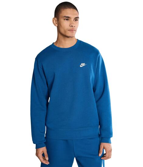 Sweat-shirt - Sport - Homme - Col rond - Club Fleece - Bleu/khaki