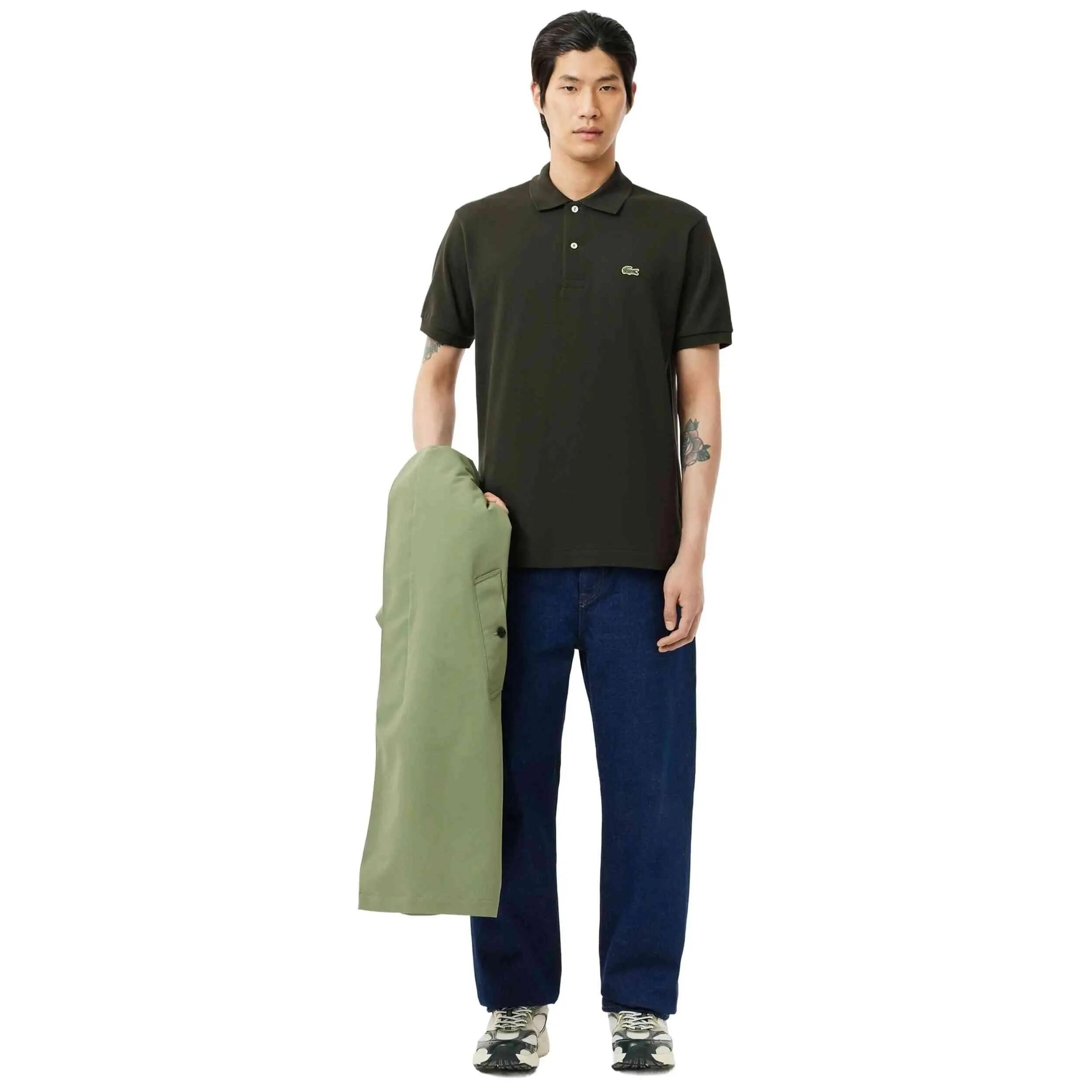 Polo à manches courtes Lacoste modèle L.12.12 pour homme 3/5