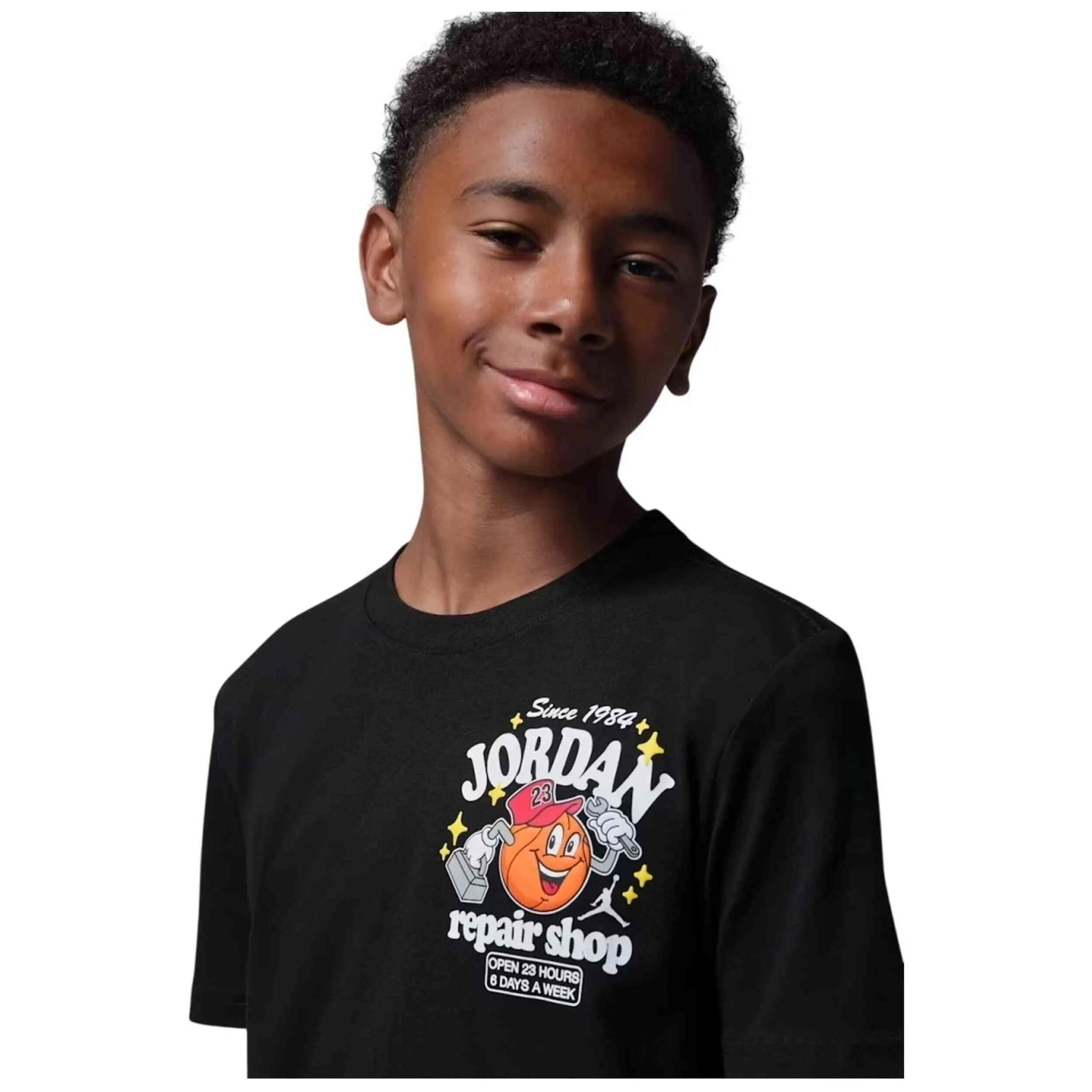 Kurzarmshirt Jordan Modell MJ's Repair Shop für unisex jungen 4/5